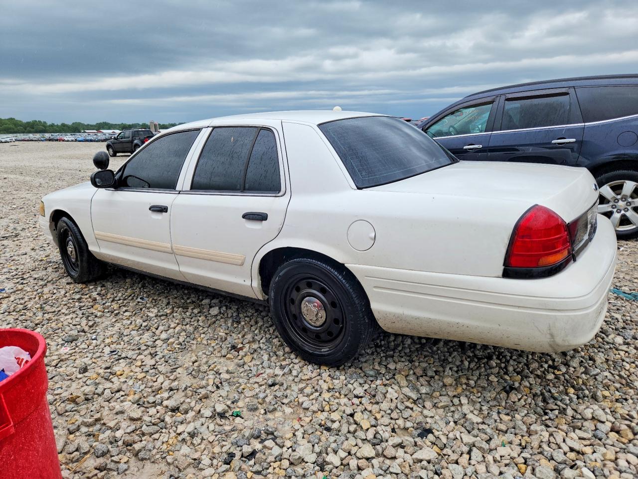 2011 Ford Crown Victoria Police Interceptor White vin: 2FABP7BV8BX181235
