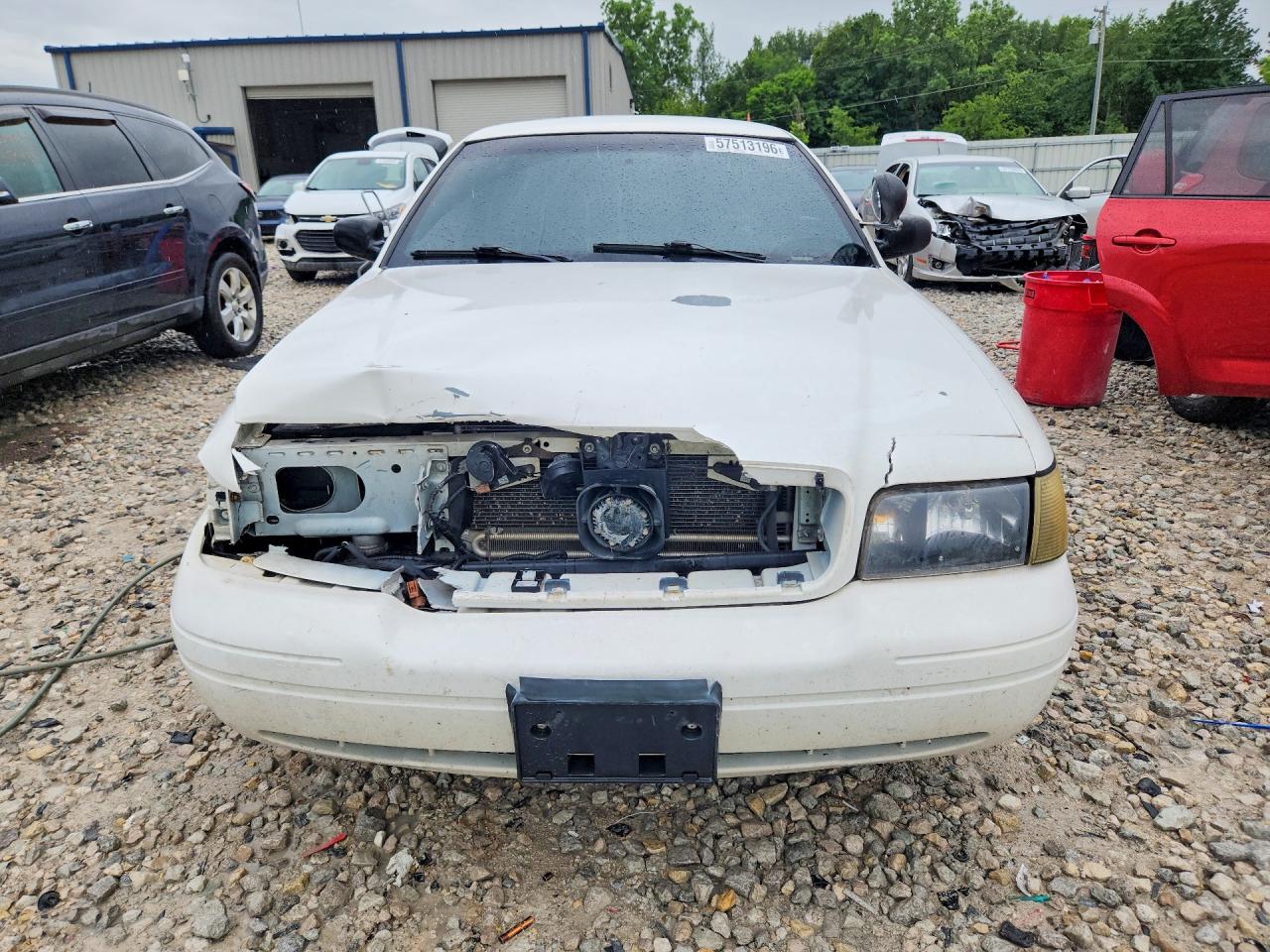 2011 Ford Crown Victoria Police Interceptor White vin: 2FABP7BV8BX181235