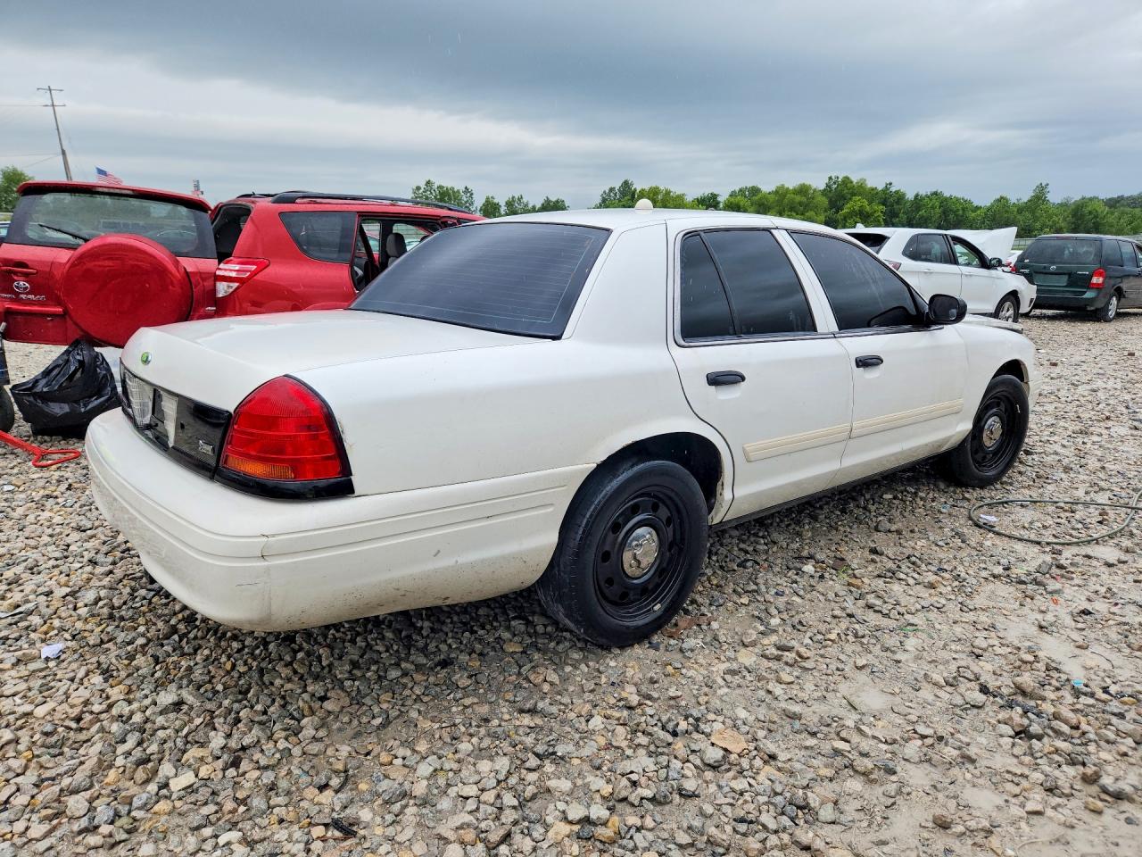 2011 Ford Crown Victoria Police Interceptor White vin: 2FABP7BV8BX181235