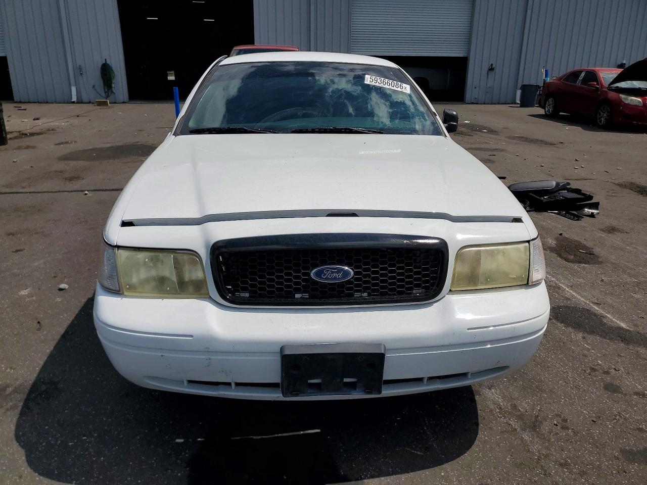 2011 Ford Crown Victoria Police Interceptor White vin: 2FABP7BV8BX182787