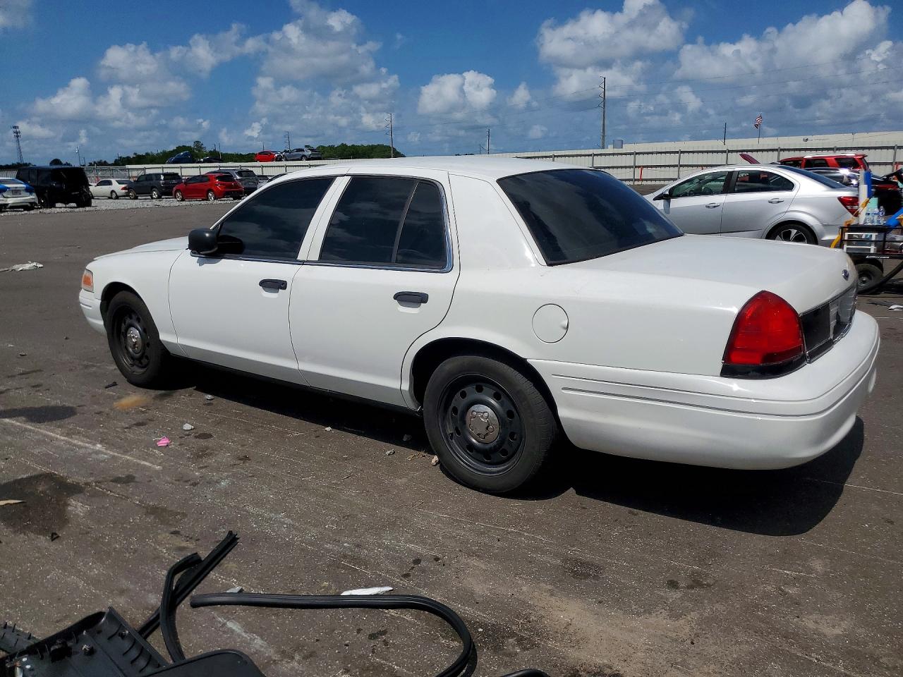 2011 Ford Crown Victoria Police Interceptor White vin: 2FABP7BV8BX182787
