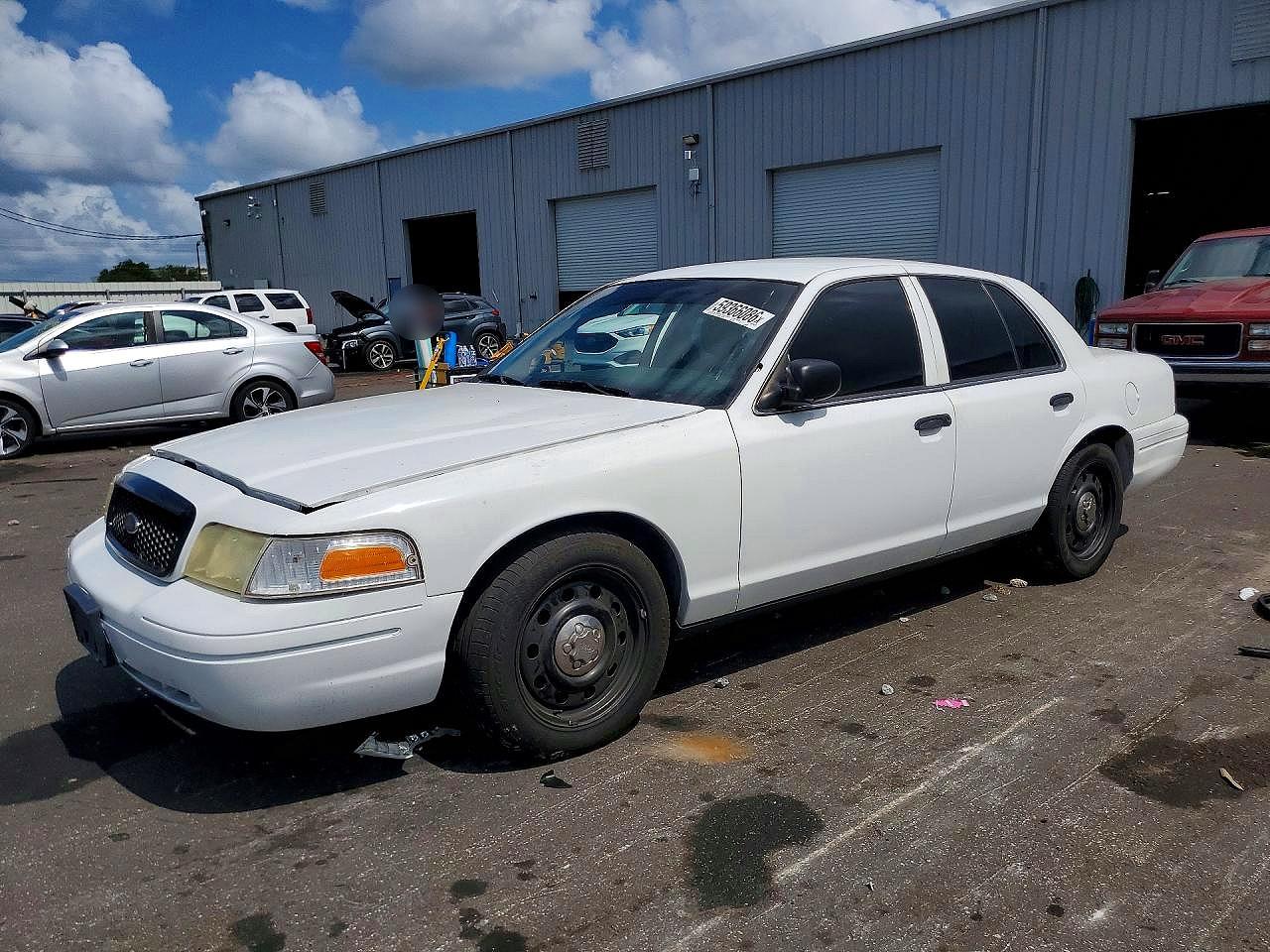 2011 Ford Crown Victoria Police Interceptor White vin: 2FABP7BV8BX182787