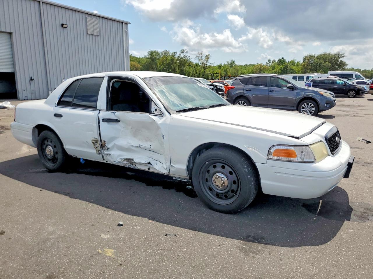 2011 Ford Crown Victoria Police Interceptor White vin: 2FABP7BV8BX182787