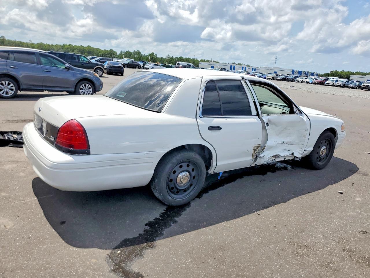 2011 Ford Crown Victoria Police Interceptor White vin: 2FABP7BV8BX182787
