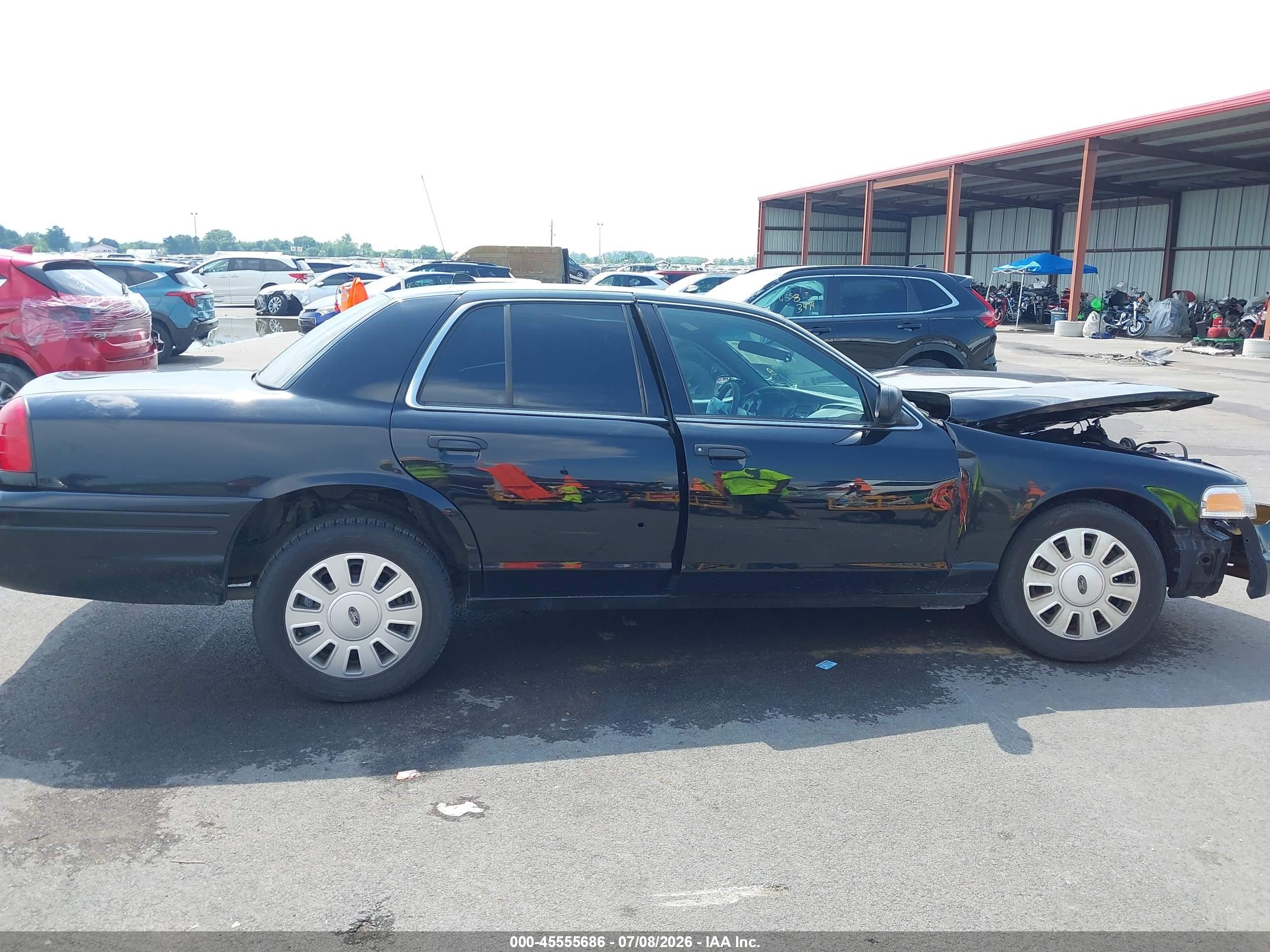 2011 Ford Crown Victoria Police/police Interceptor Black vin: 2FABP7BV9BX157266