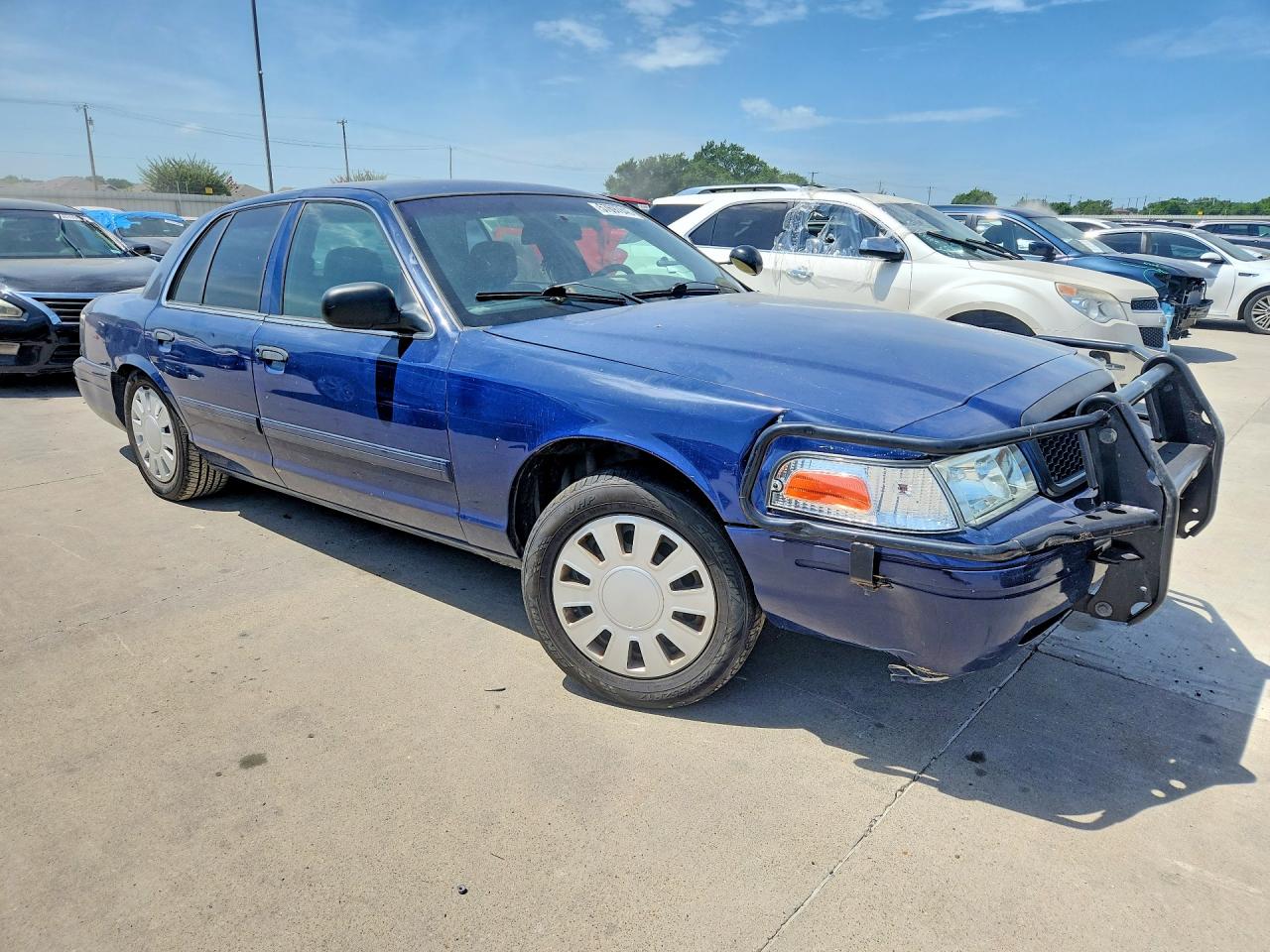 2010 Ford Crown Victoria Police Interceptor Синий vin: 2FABP7BVXAX117616