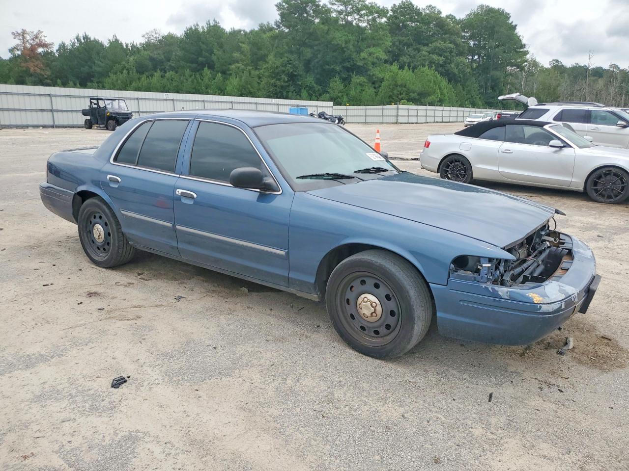 2010 Ford Crown Victoria Police Interceptor Blue vin: 2FABP7BVXAX141558