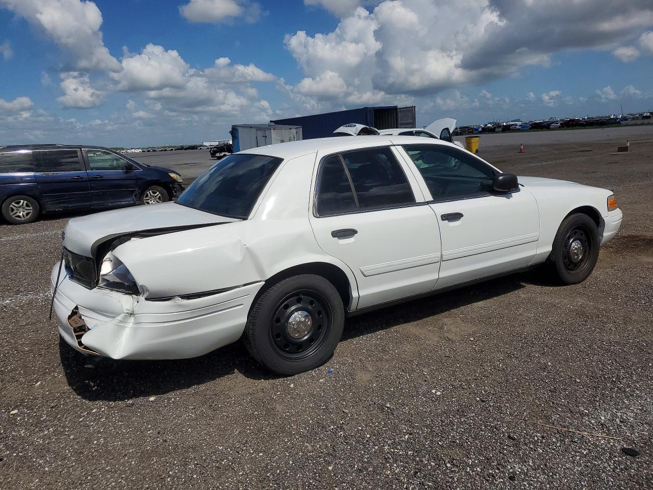 2011 Ford Crown Victoria Police Interceptor White vin: 2FABP7BVXBX167319