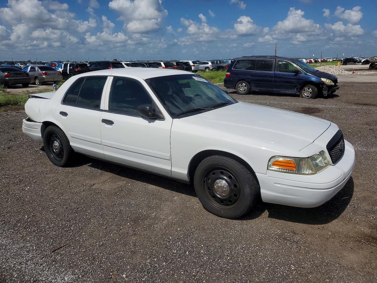 2011 Ford Crown Victoria Police Interceptor White vin: 2FABP7BVXBX167319