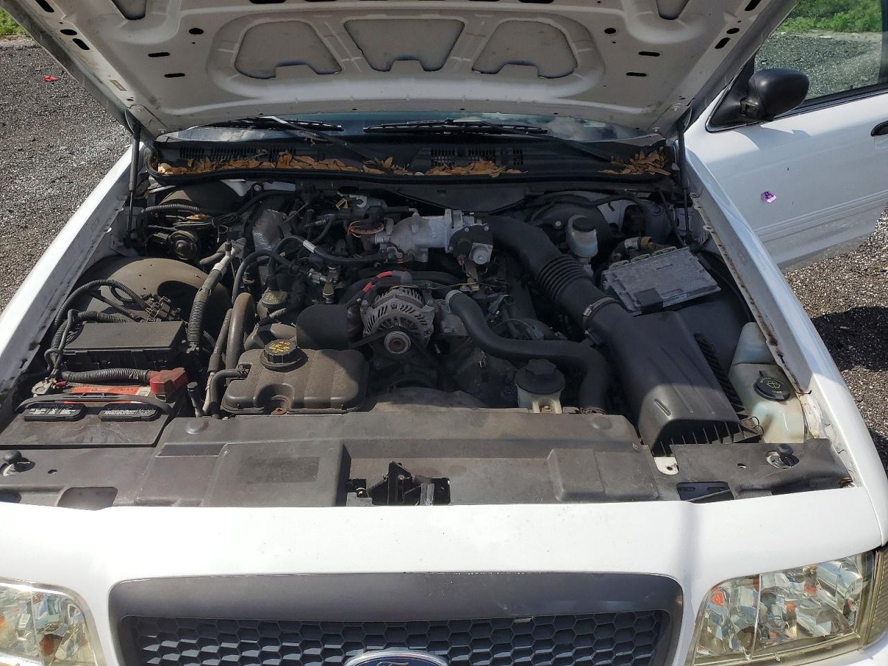 2011 Ford Crown Victoria Police Interceptor White vin: 2FABP7BVXBX167319