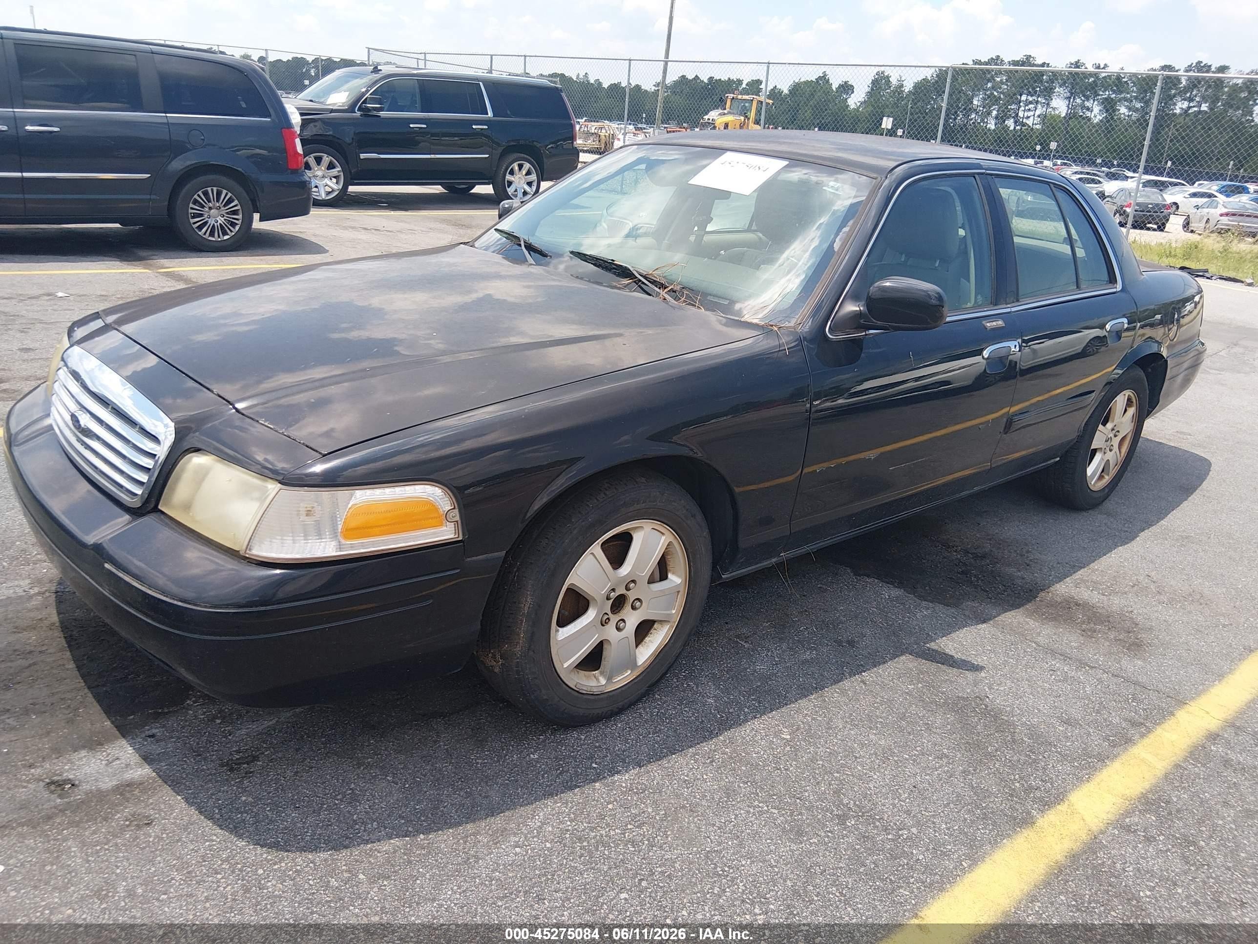 2011 Ford Crown Victoria Lx Black vin: 2FABP7EV3BX184782