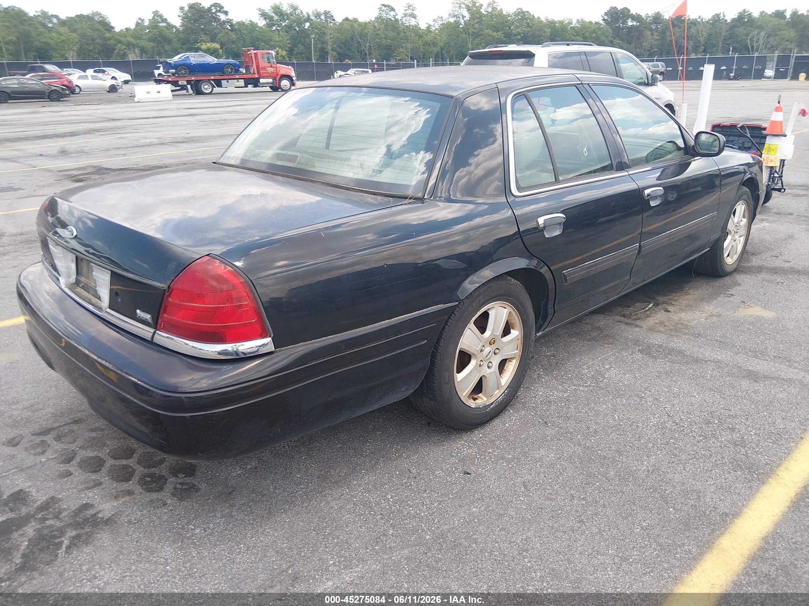 2011 Ford Crown Victoria Lx Black vin: 2FABP7EV3BX184782