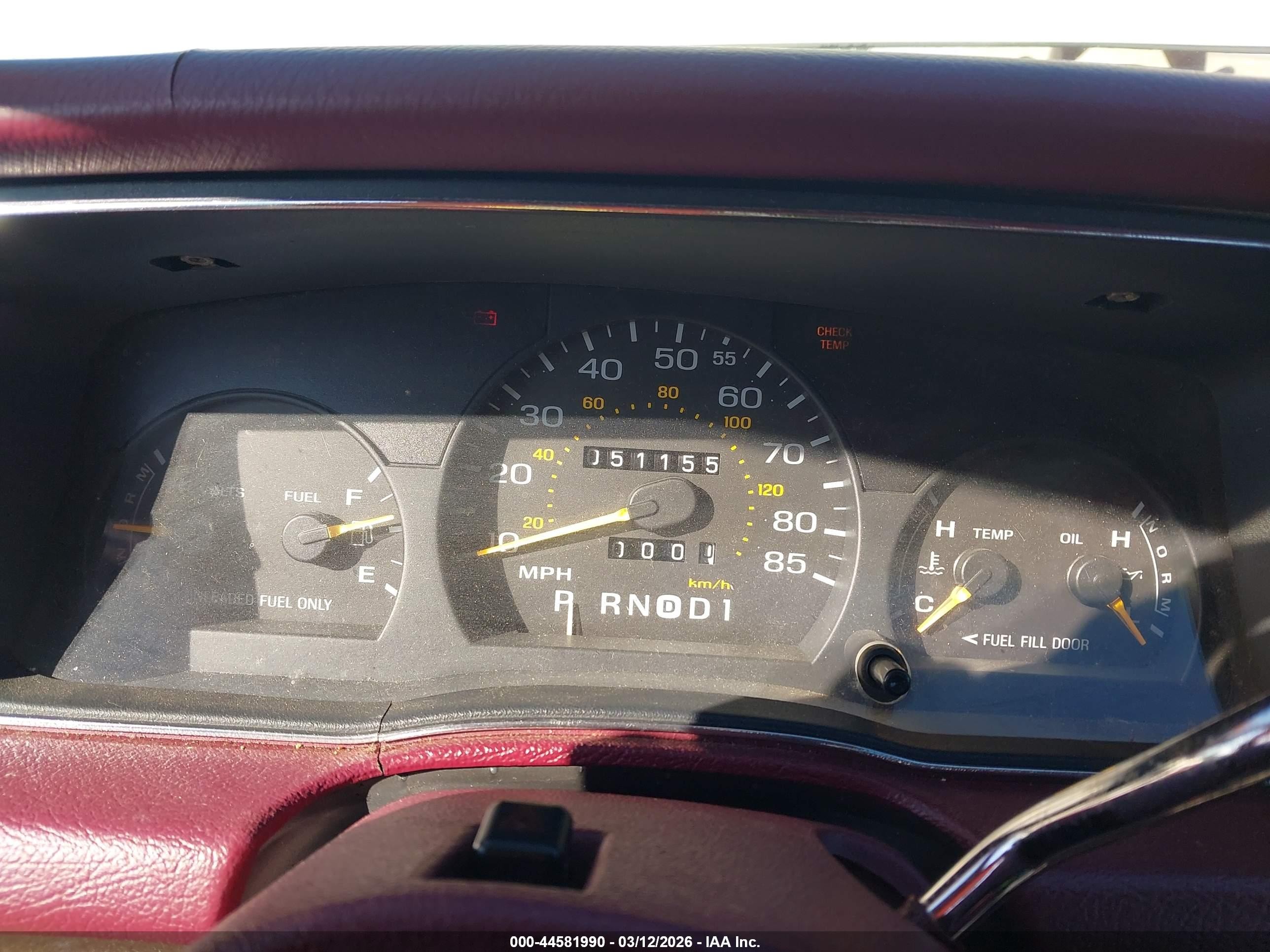 1992 Ford Crown Victoria   White vin: 2FACP73W1NX154152