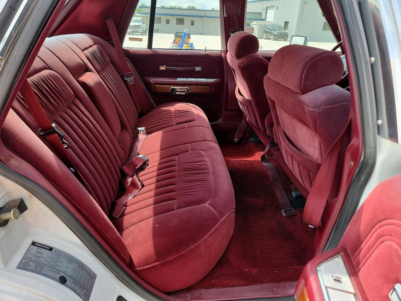 1991 Ford Crown Victoria Lx White vin: 2FACP74F9MX169463