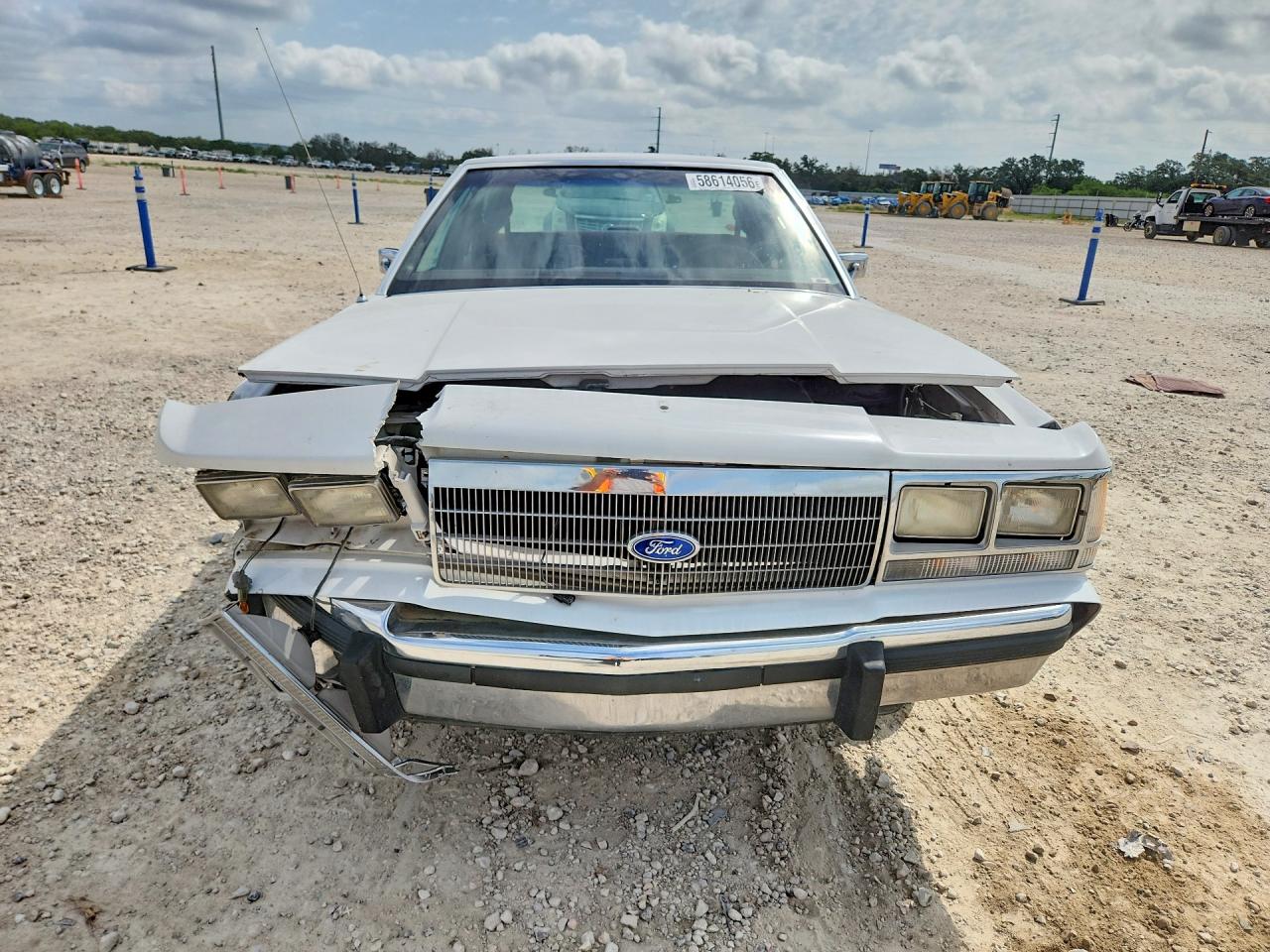 1991 Ford Crown Victoria Lx White vin: 2FACP74F9MX169463