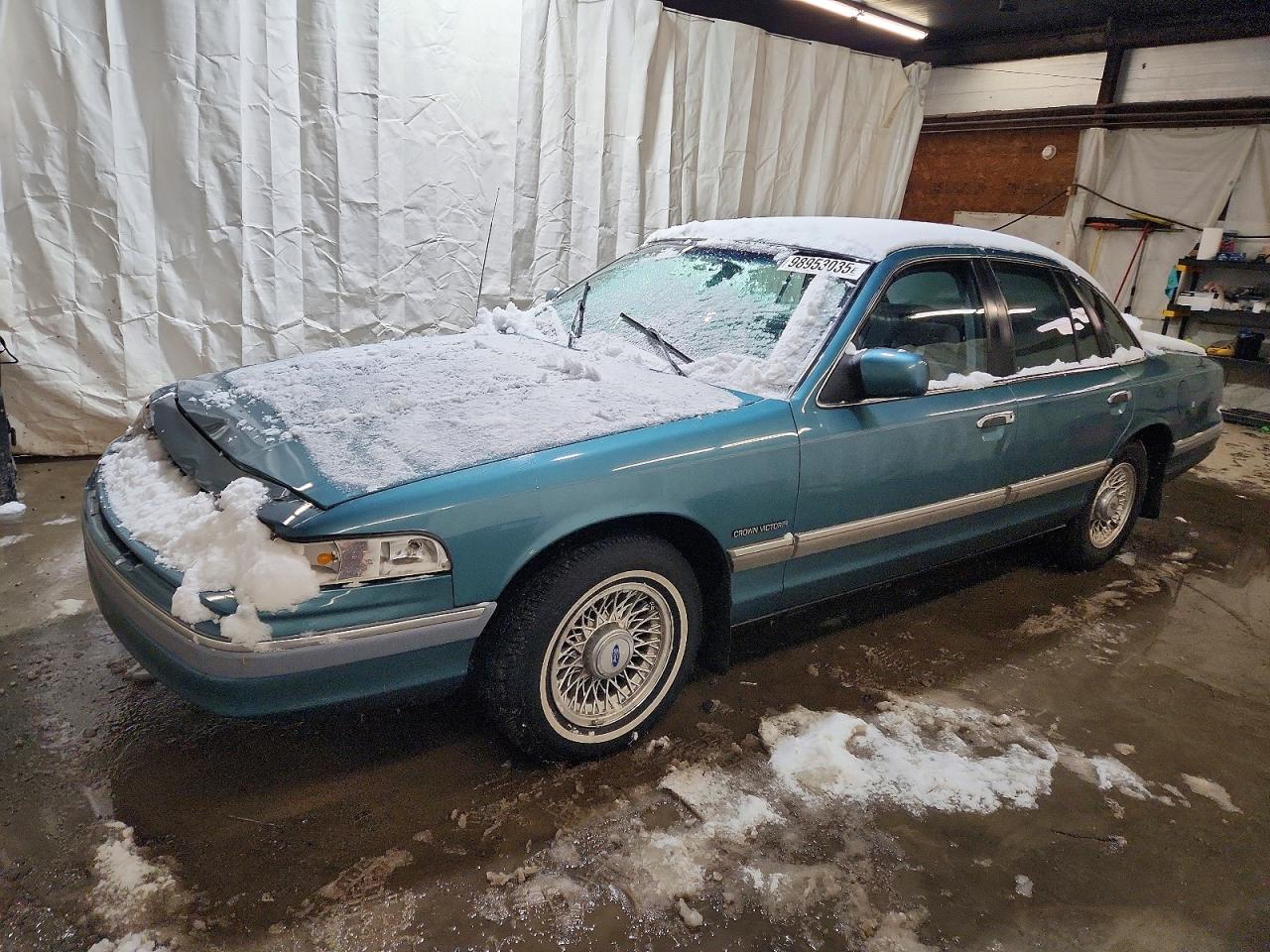 1993 Ford Crown Victoria Lx Blue vin: 2FACP74W1PX202251