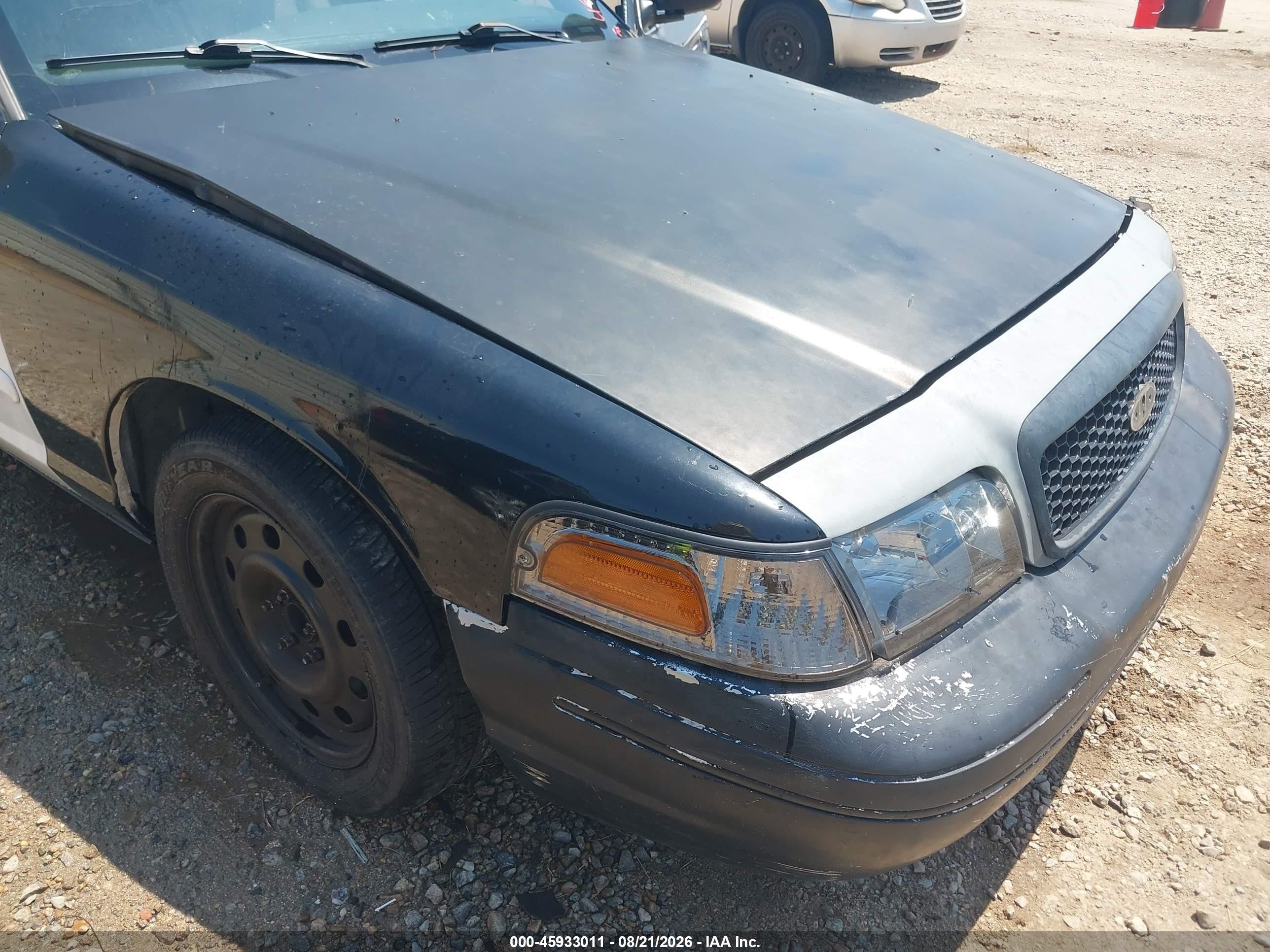 2008 Ford Crown Victoria Police/police Interceptor Black vin: 2FAFP71V08X133174