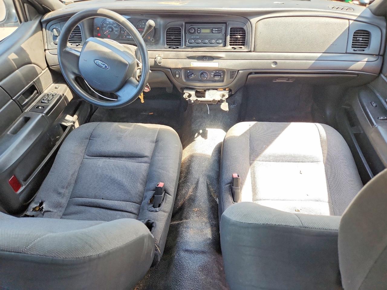2008 Ford Crown Victoria Police Interceptor White vin: 2FAFP71V08X143056