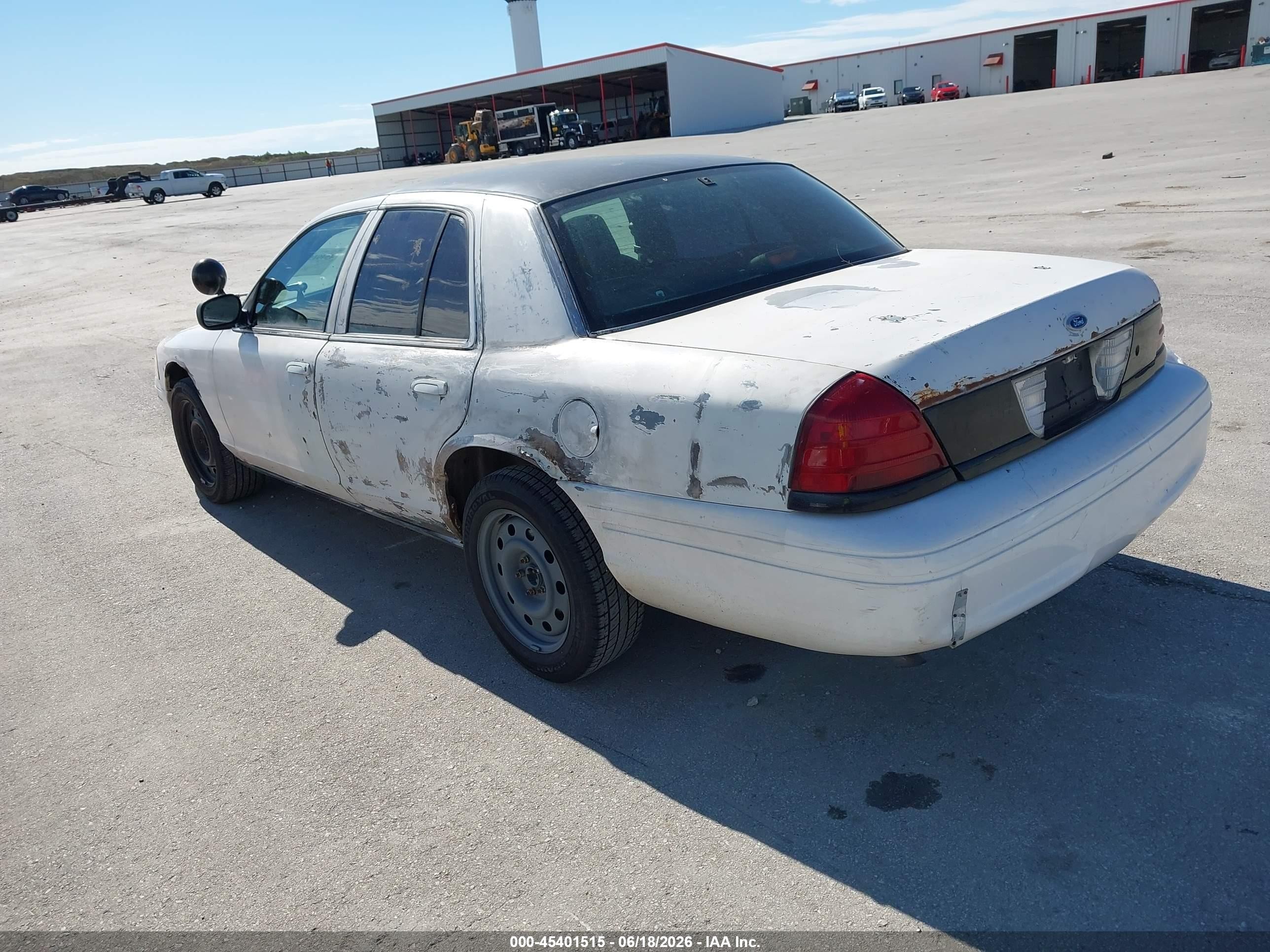 2008 Ford Crown Victoria Police/police Interceptor White vin: 2FAFP71V28X101102