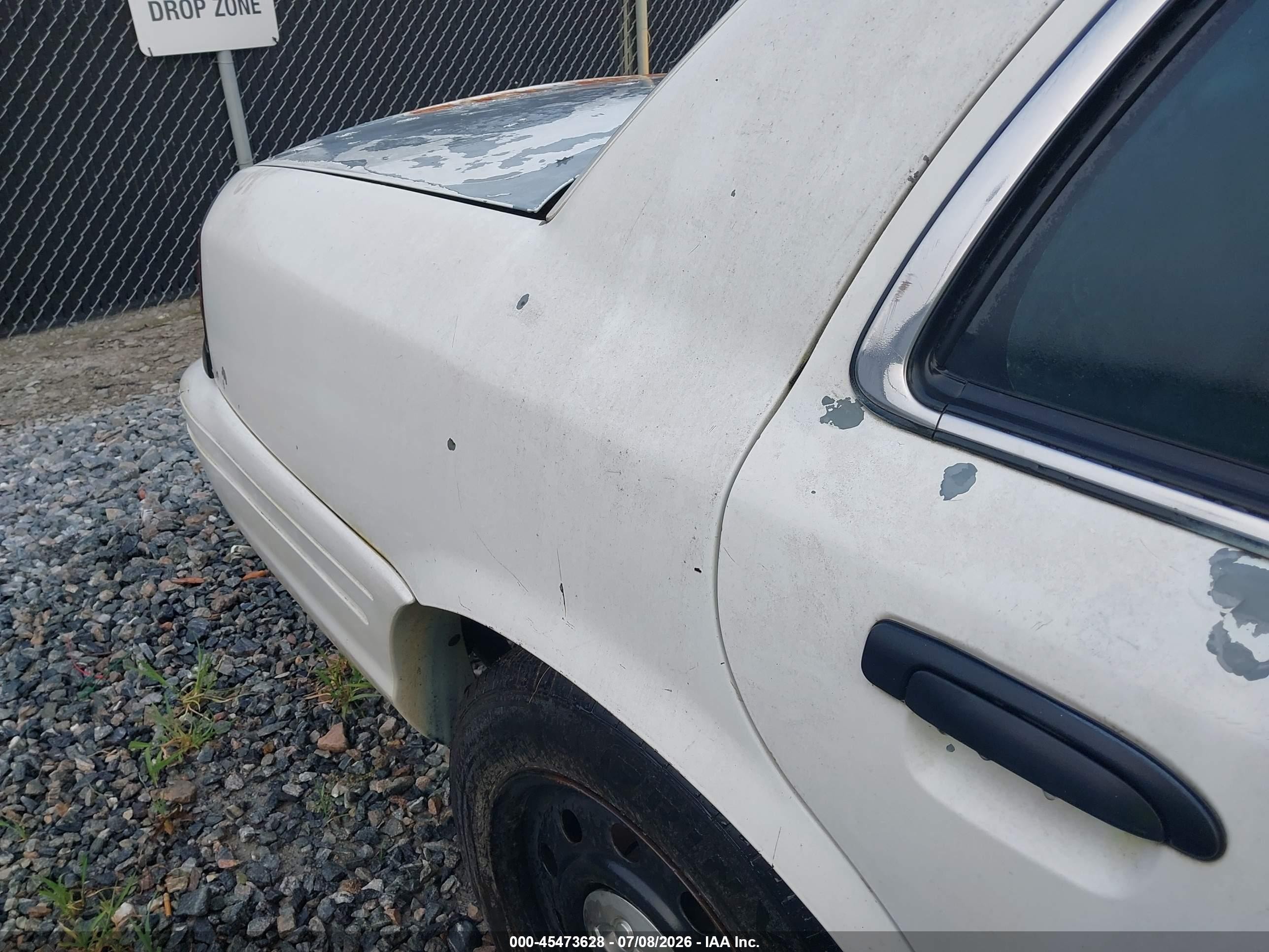 2008 Ford Crown Victoria Police/police Interceptor White vin: 2FAFP71V28X128493
