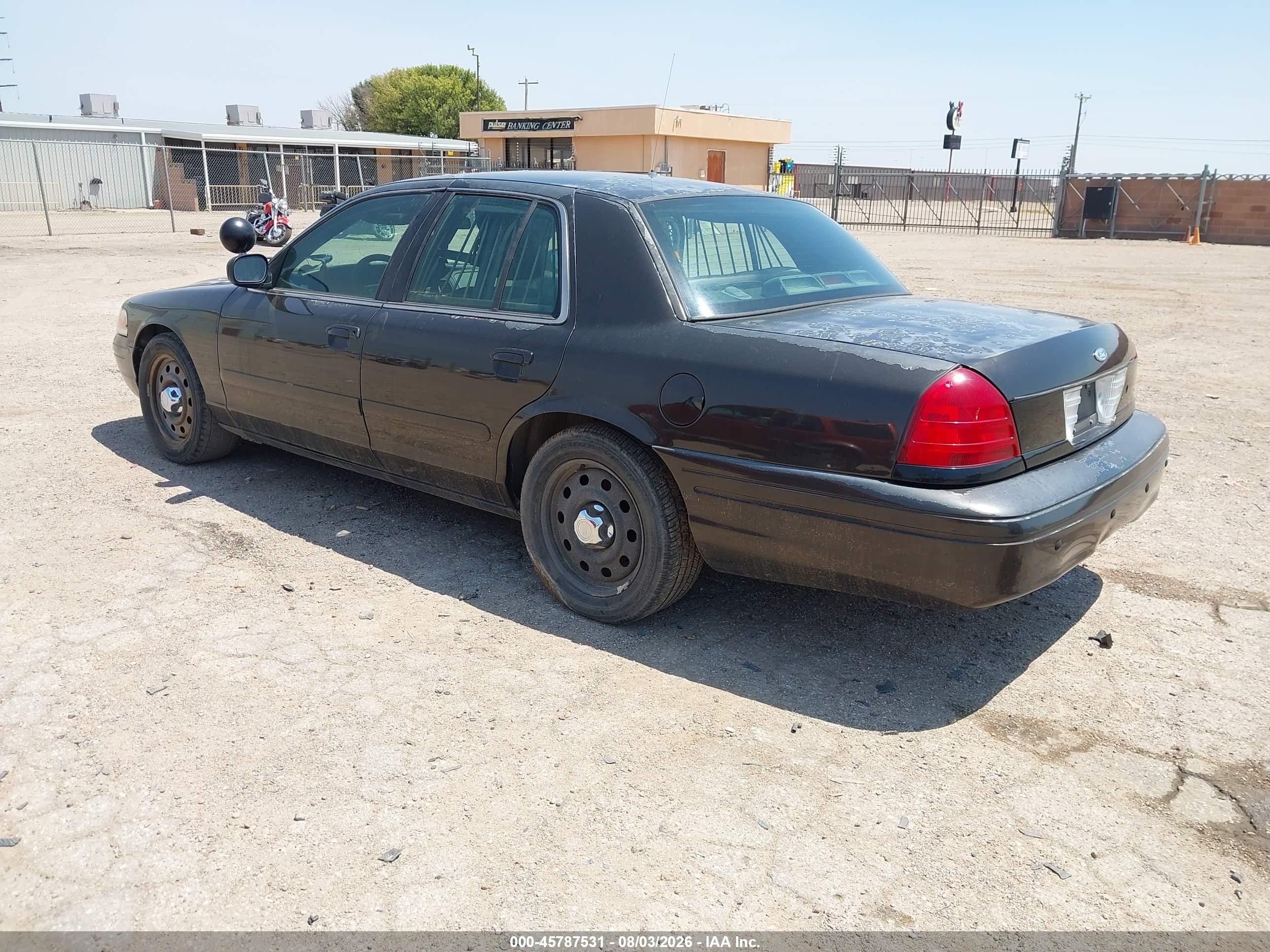 2008 Ford Crown Victoria Police/police Interceptor Black vin: 2FAFP71V38X151362