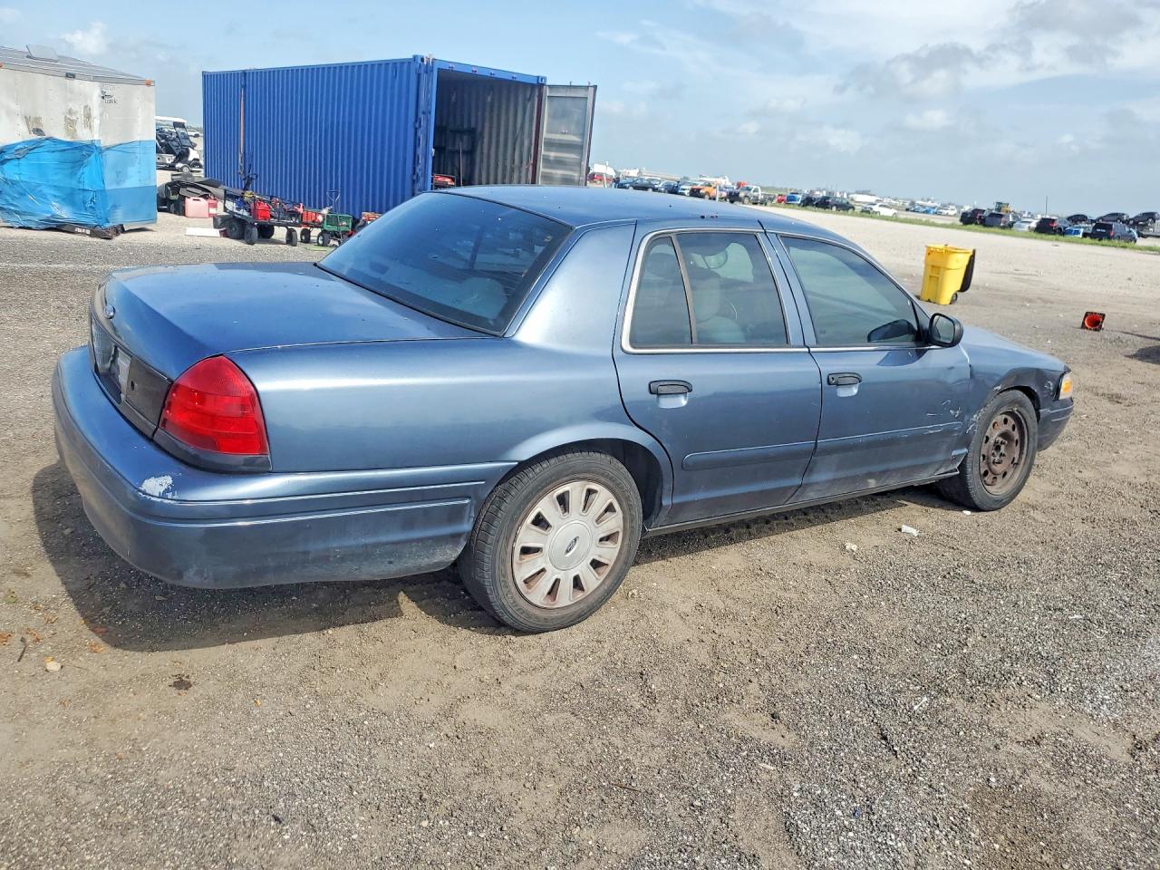 2008 Ford Crown Victoria Police Interceptor Blue vin: 2FAFP71V48X140662