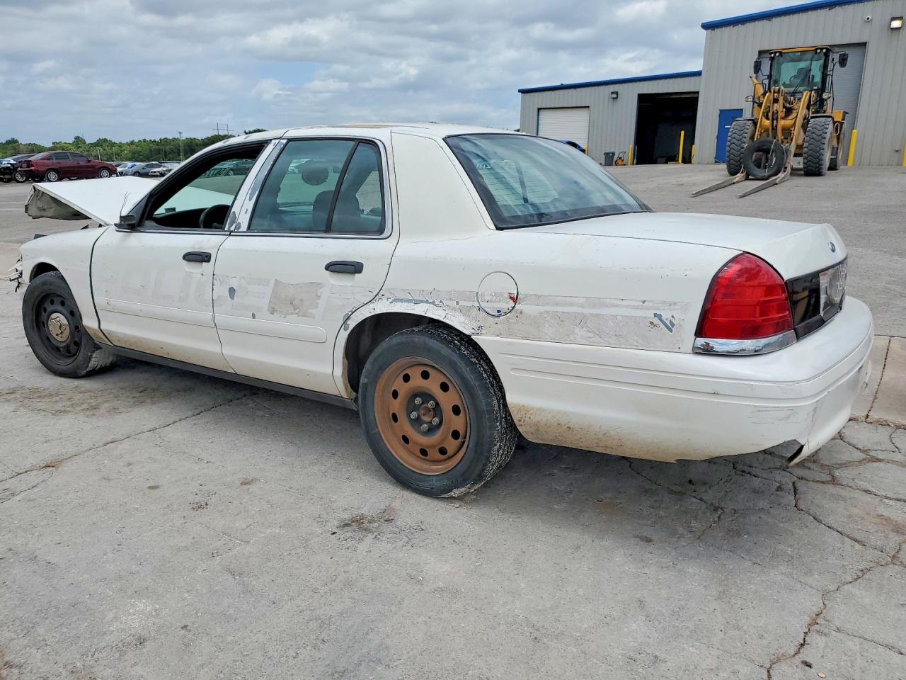 2008 Ford Crown Victoria Police Interceptor White vin: 2FAFP71V48X164721