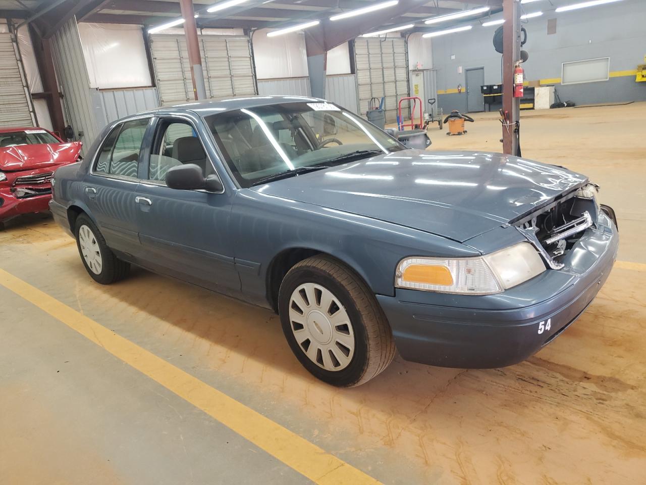 2008 Ford Crown Victoria Police Interceptor Blue vin: 2FAFP71V68X129971