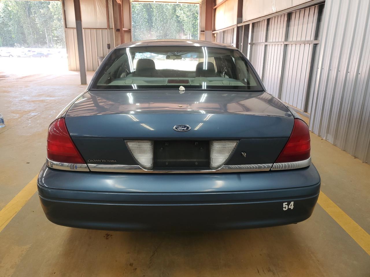 2008 Ford Crown Victoria Police Interceptor Blue vin: 2FAFP71V68X129971