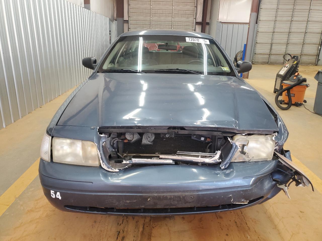 2008 Ford Crown Victoria Police Interceptor Blue vin: 2FAFP71V68X129971