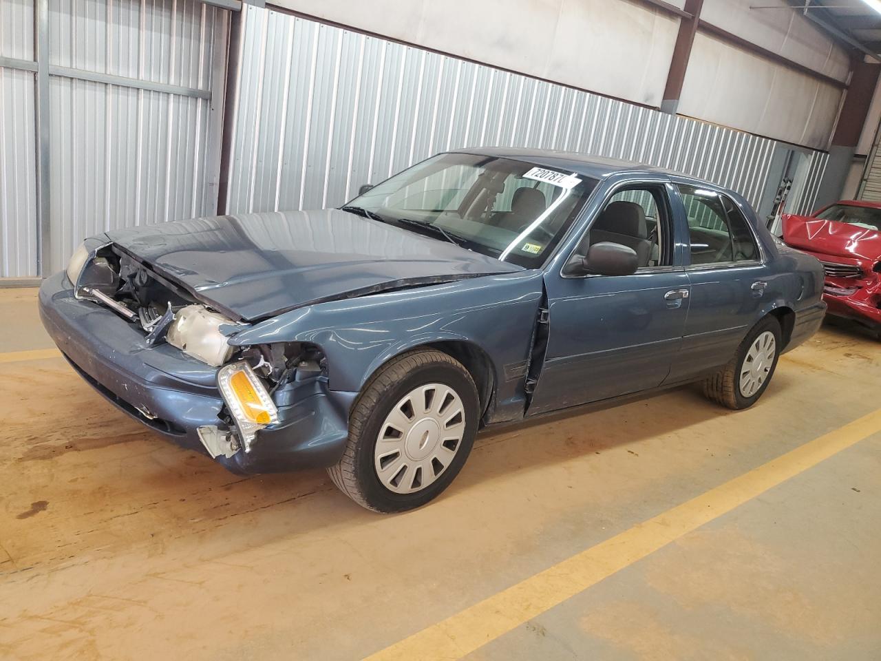 2008 Ford Crown Victoria Police Interceptor Blue vin: 2FAFP71V68X129971
