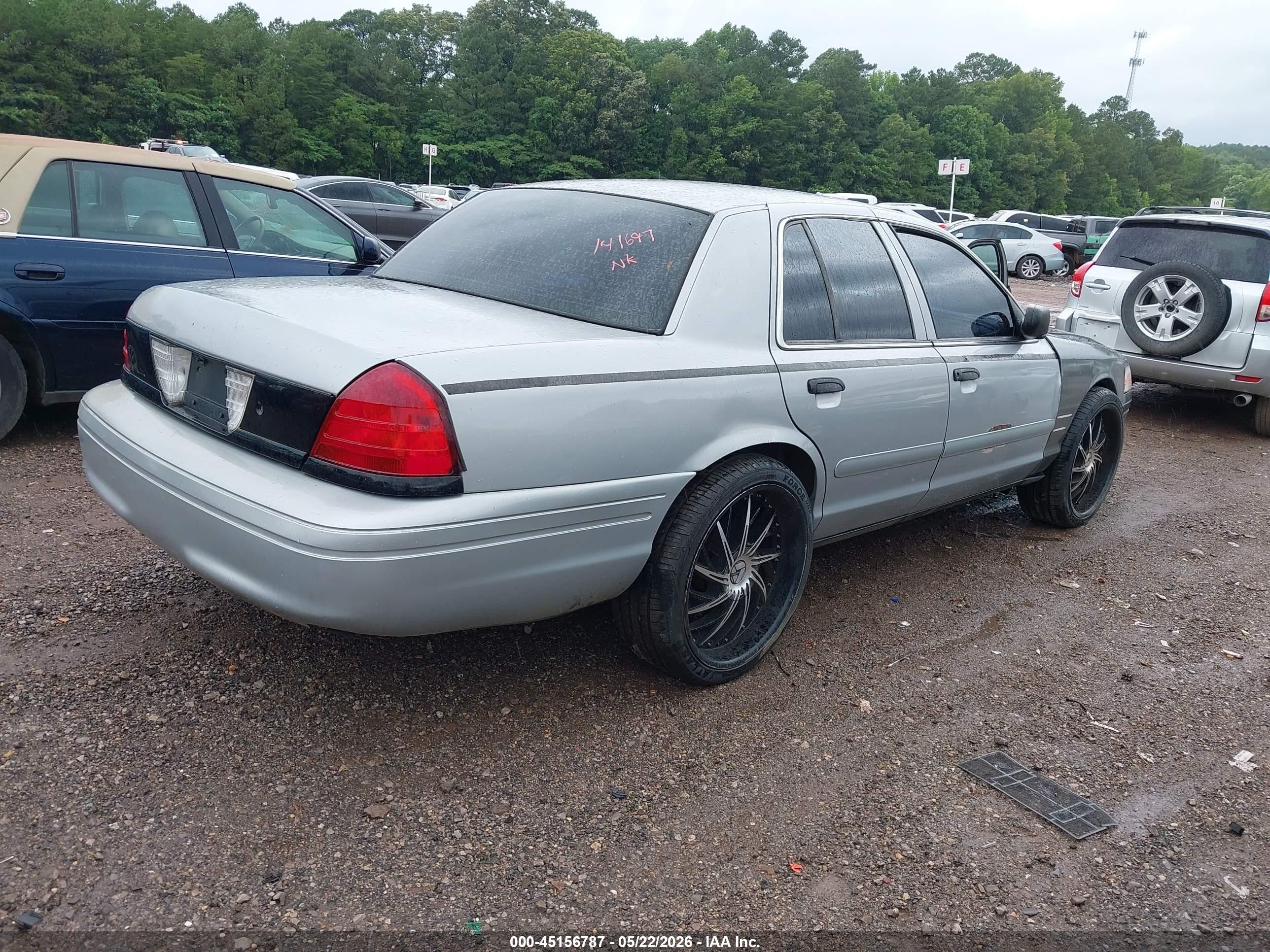 2008 Ford Crown Victoria Police/police Interceptor Серый vin: 2FAFP71V68X141697