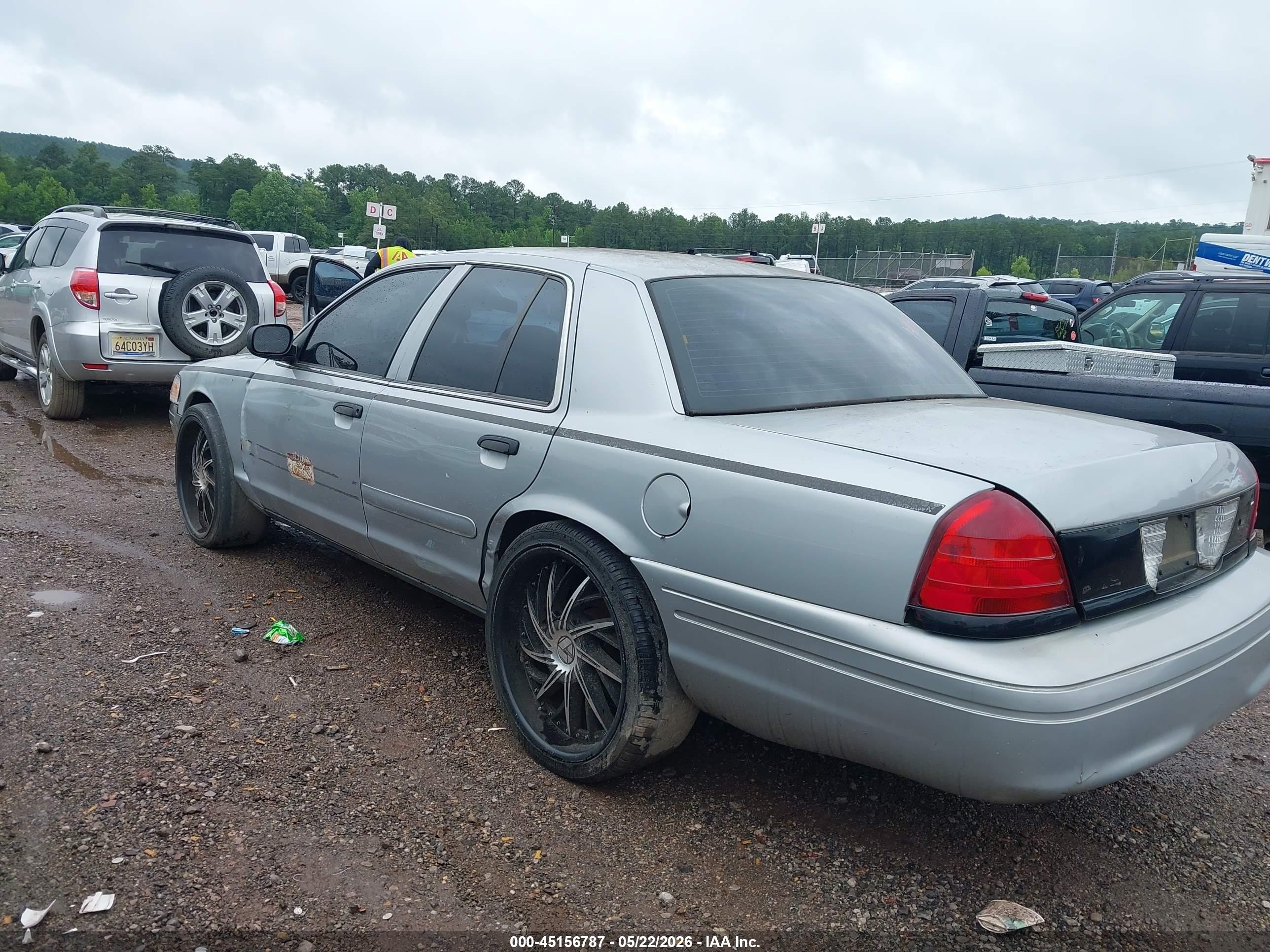 2008 Ford Crown Victoria Police/police Interceptor Серый vin: 2FAFP71V68X141697