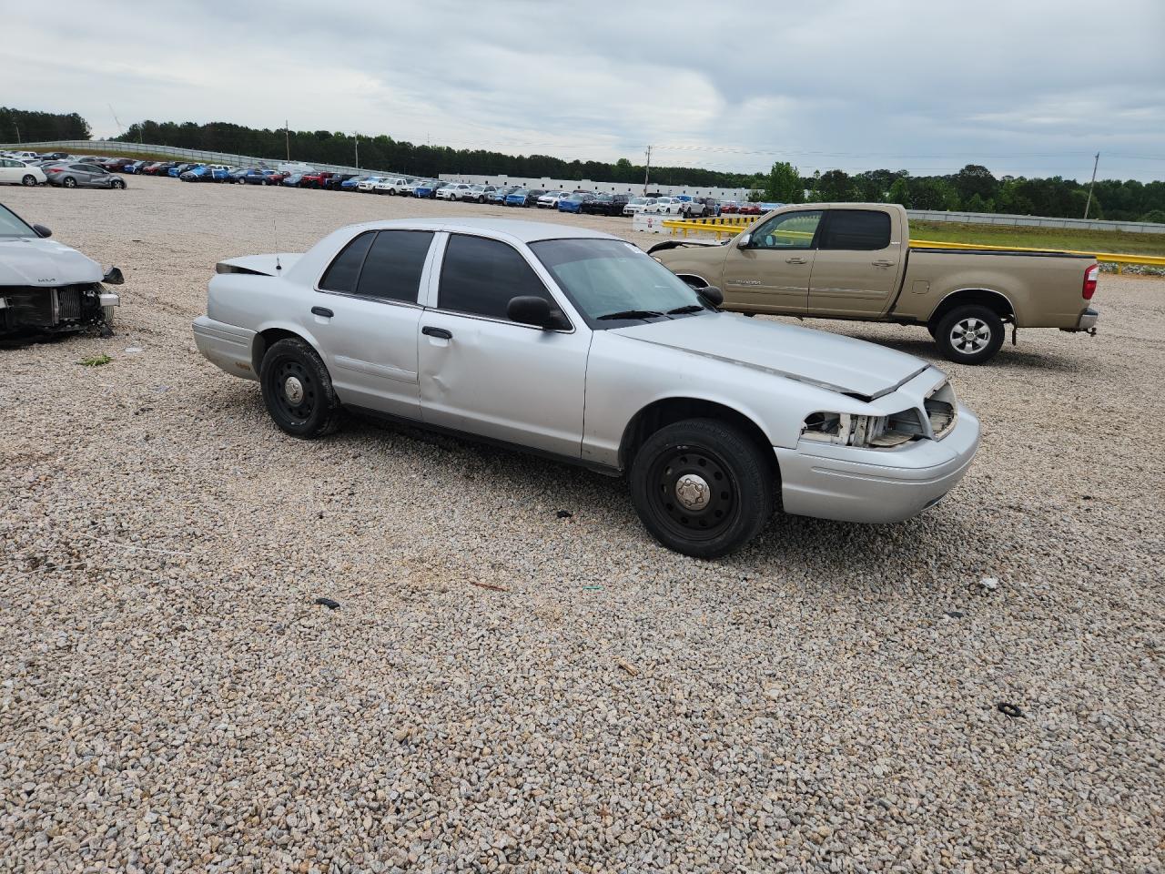 2008 Ford Crown Victoria Police Interceptor Gray vin: 2FAFP71V88X179562