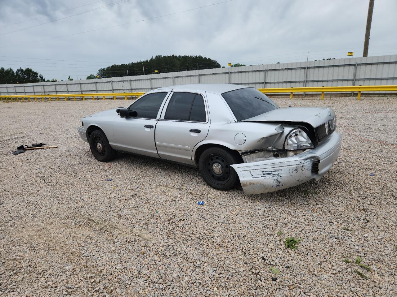 2008 Ford Crown Victoria Police Interceptor Gray vin: 2FAFP71V88X179562