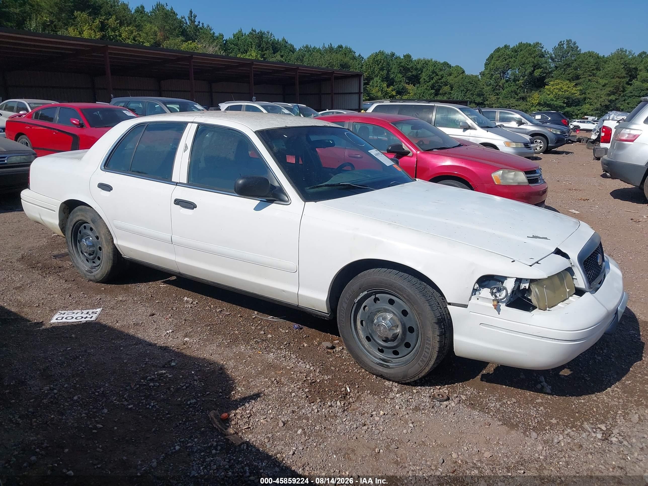 2008 Ford Crown Victoria Police/police Interceptor White vin: 2FAFP71V98X149972