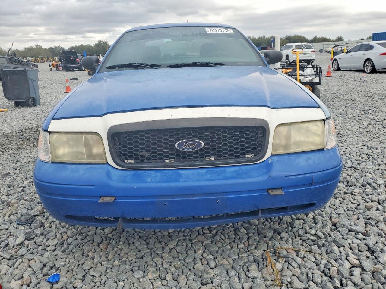 2004 Ford Crown Victoria Police Interceptor Blue vin: 2FAFP71W24X127167