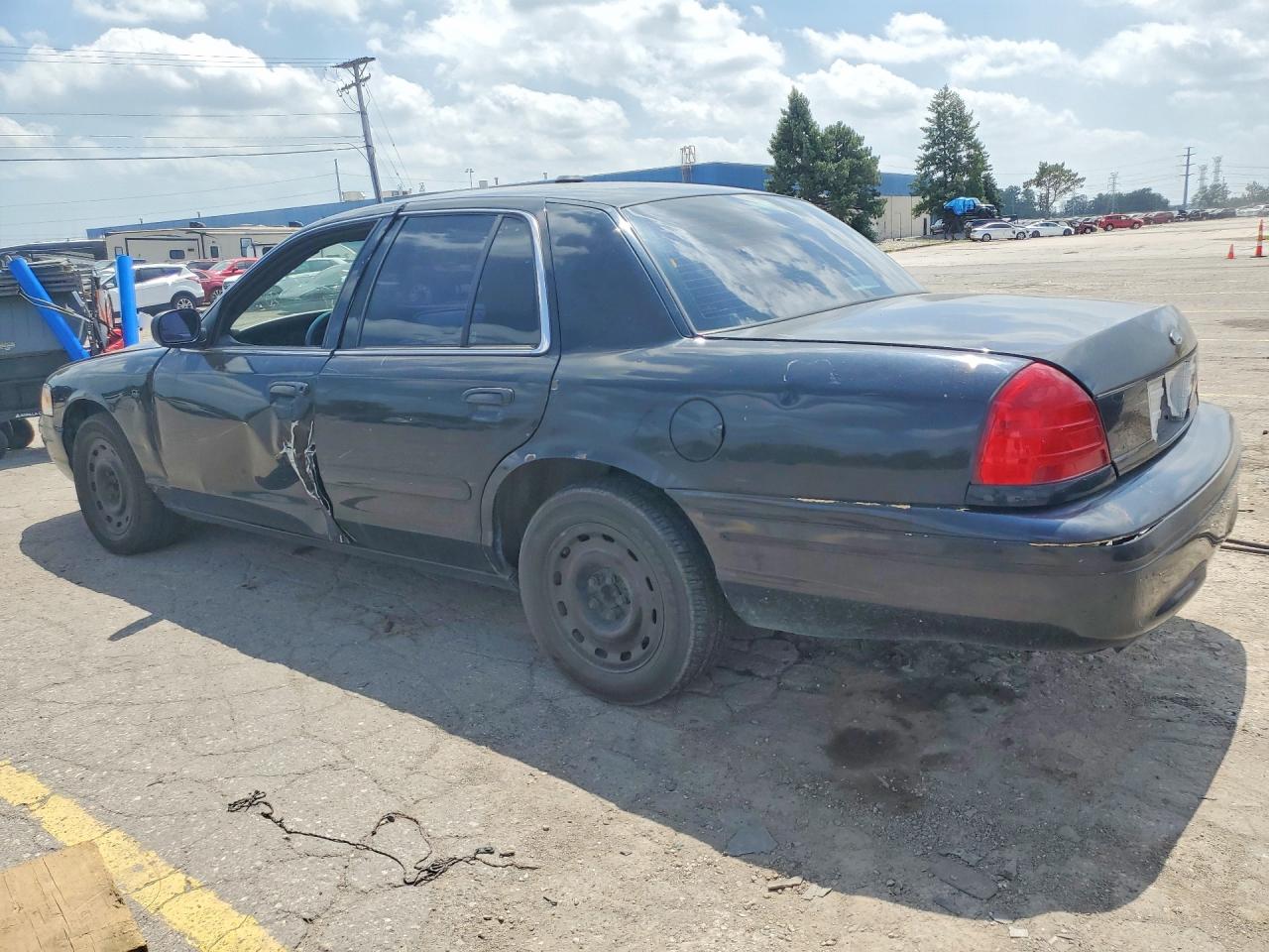 2005 Ford Crown Victoria Police Interceptor Black vin: 2FAFP71W25X131057