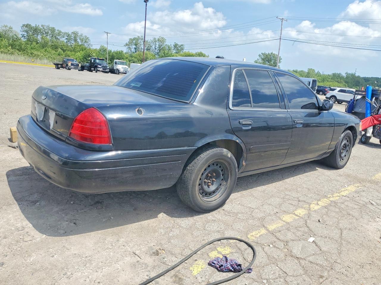 2005 Ford Crown Victoria Police Interceptor Black vin: 2FAFP71W25X131057