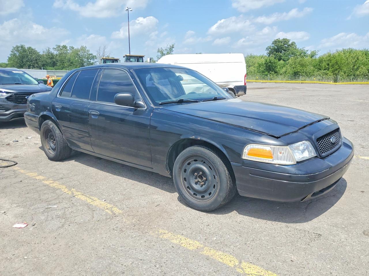 2005 Ford Crown Victoria Police Interceptor Black vin: 2FAFP71W25X131057