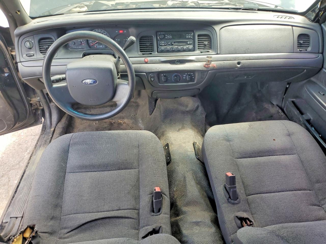2005 Ford Crown Victoria Police Interceptor Black vin: 2FAFP71W25X131057
