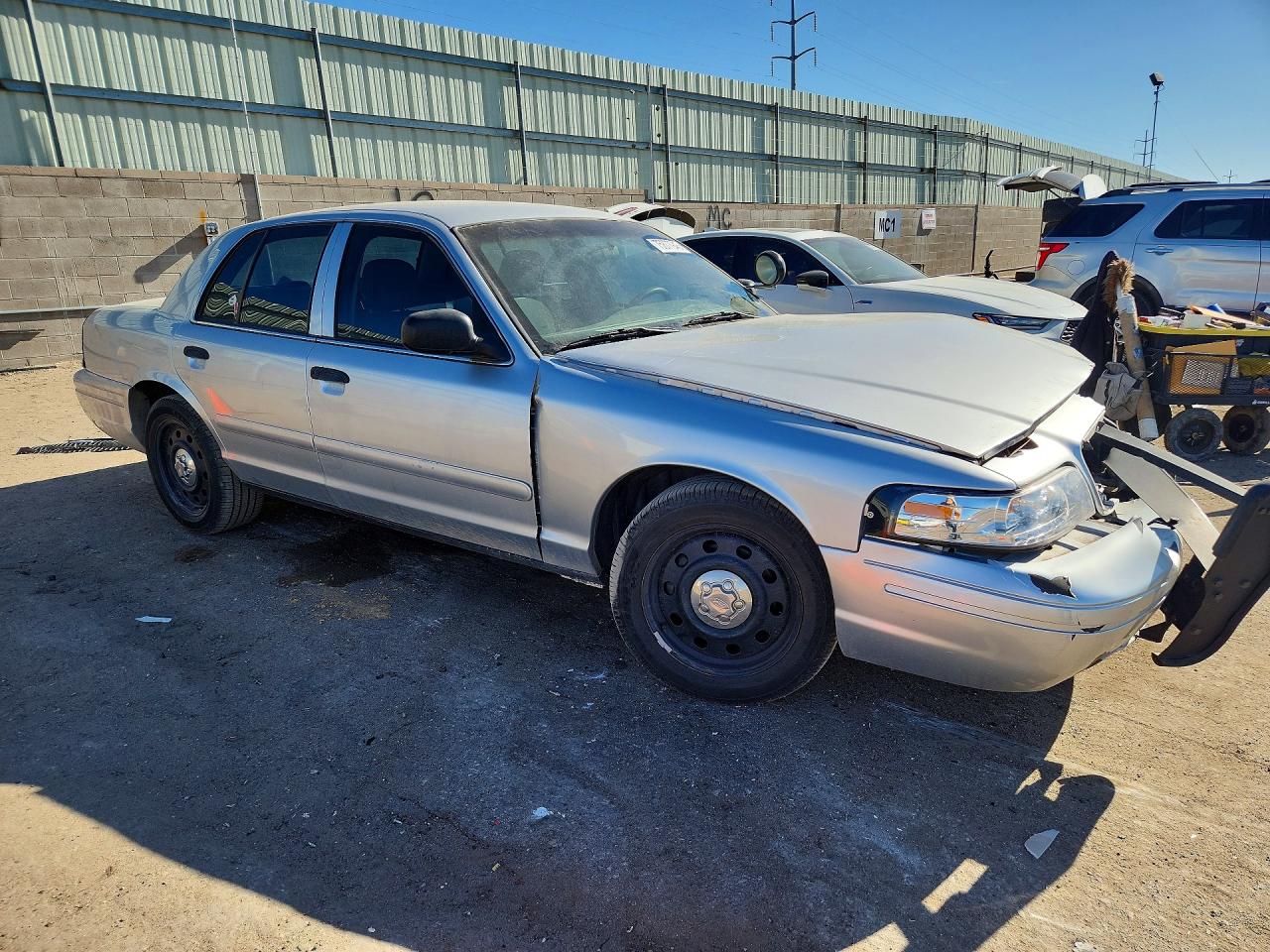 2007 Ford Crown Victoria Police Interceptor Gray vin: 2FAFP71W27X146709