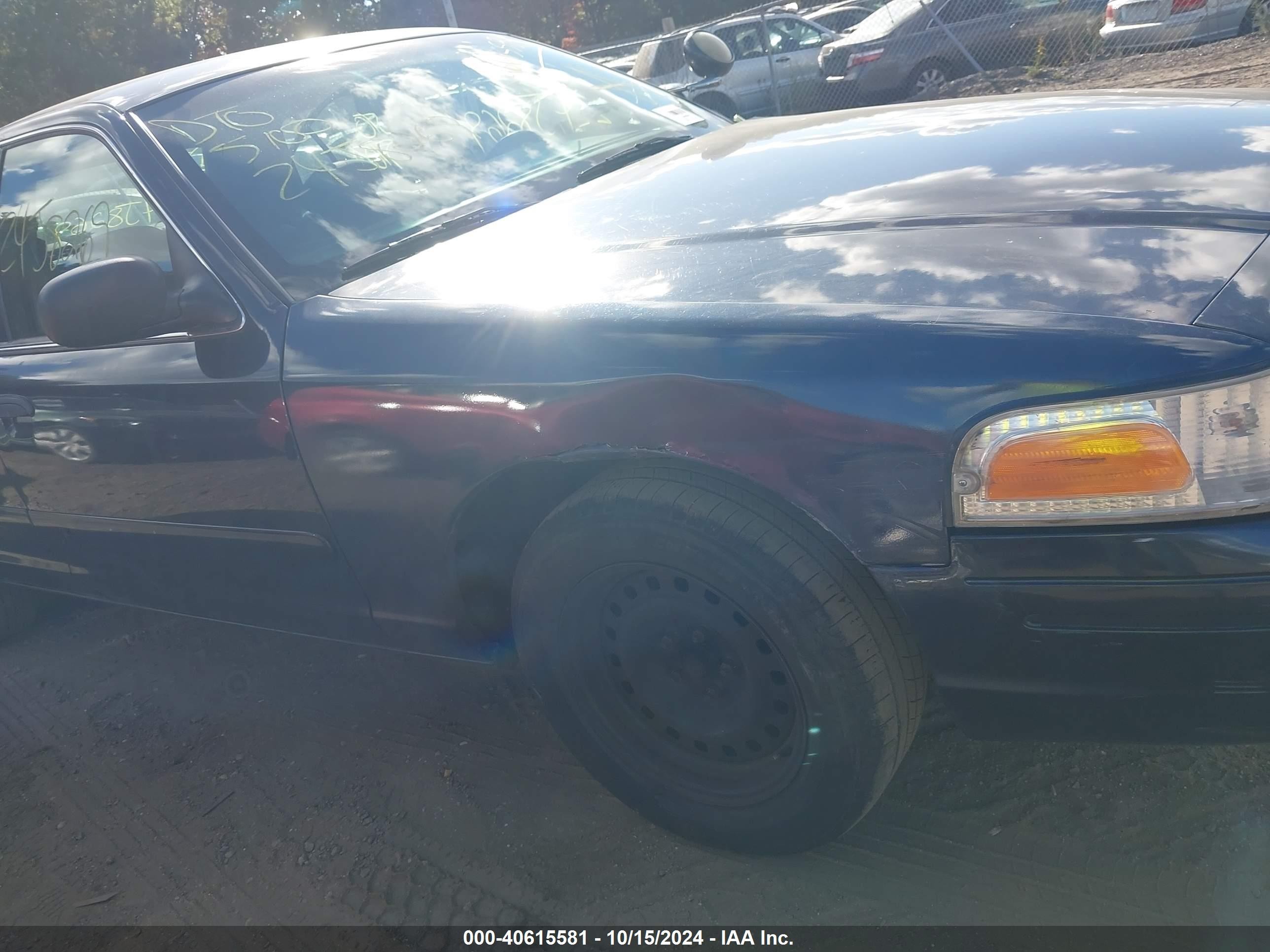 2002 Ford Crown Victoria Natural Gas Vehicle/police/police Street Appearance Black vin: 2FAFP71W42X116426