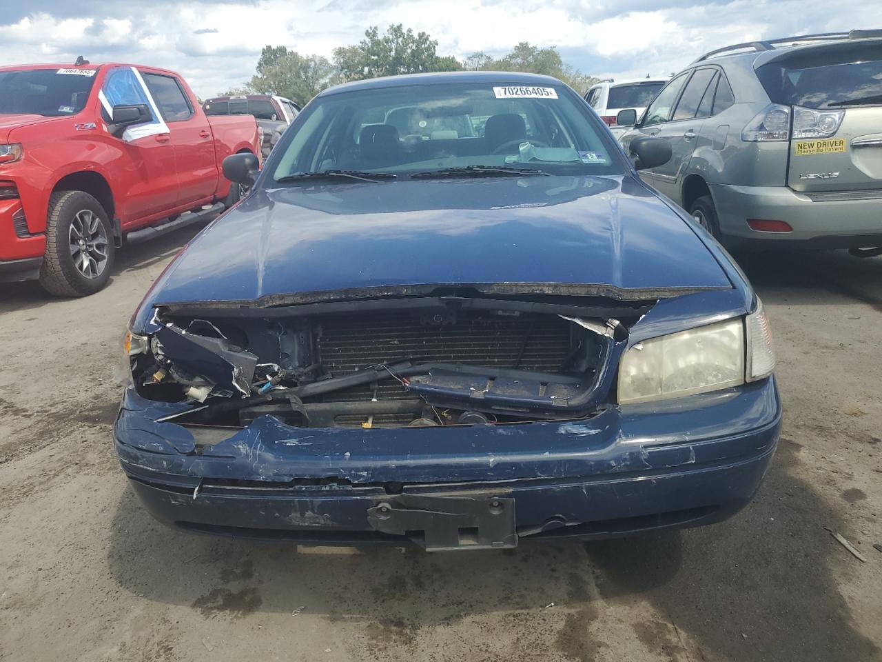 2003 Ford Crown Victoria Police Interceptor Blue vin: 2FAFP71W43X196943