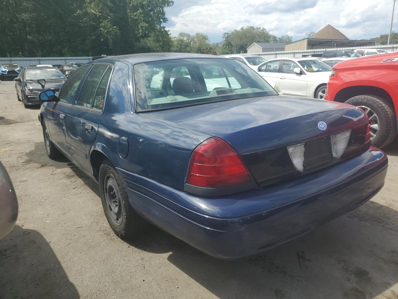 2003 Ford Crown Victoria Police Interceptor Blue vin: 2FAFP71W43X196943