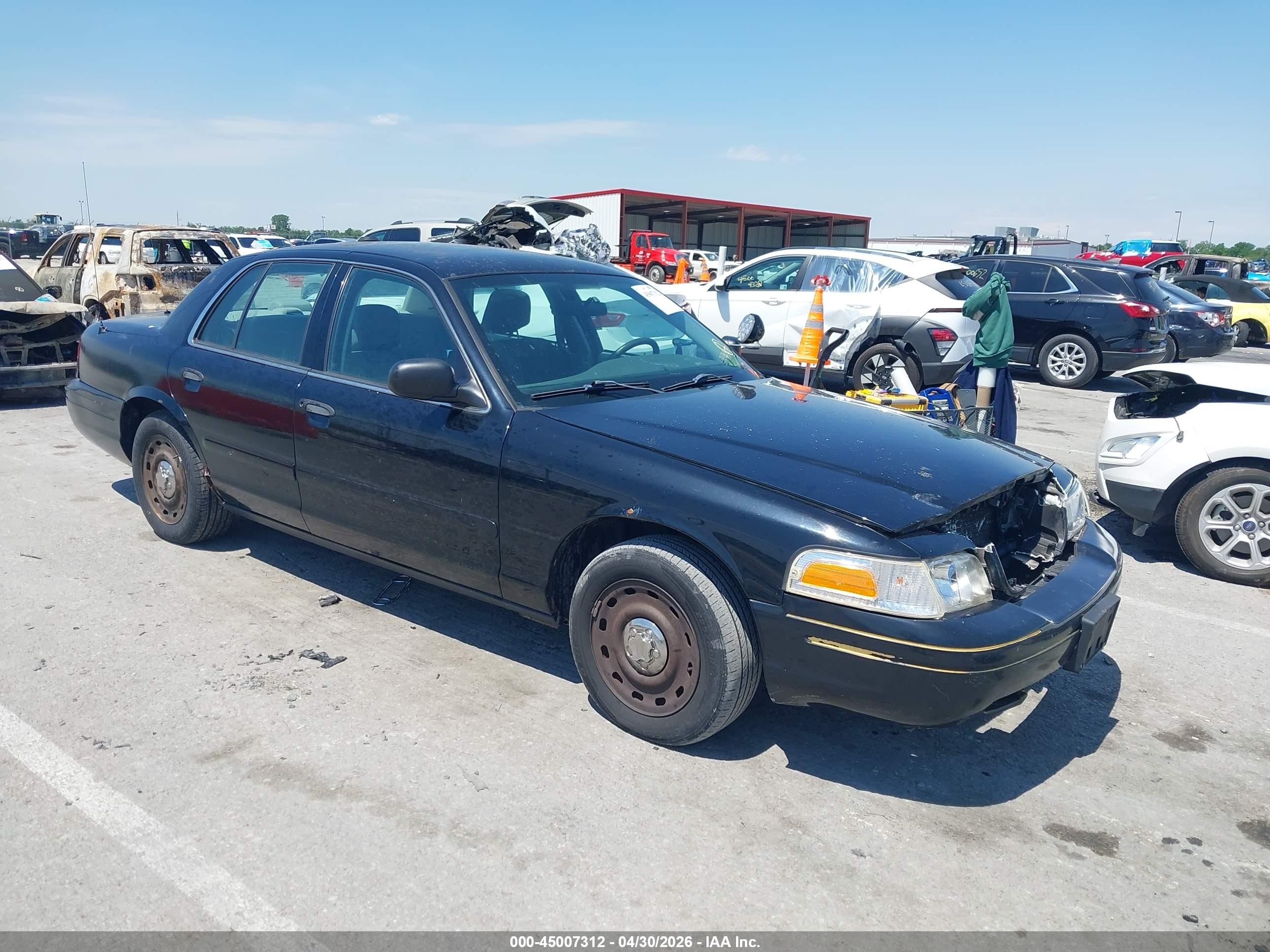 2005 Ford Crown Victoria Police Black vin: 2FAFP71W45X115538