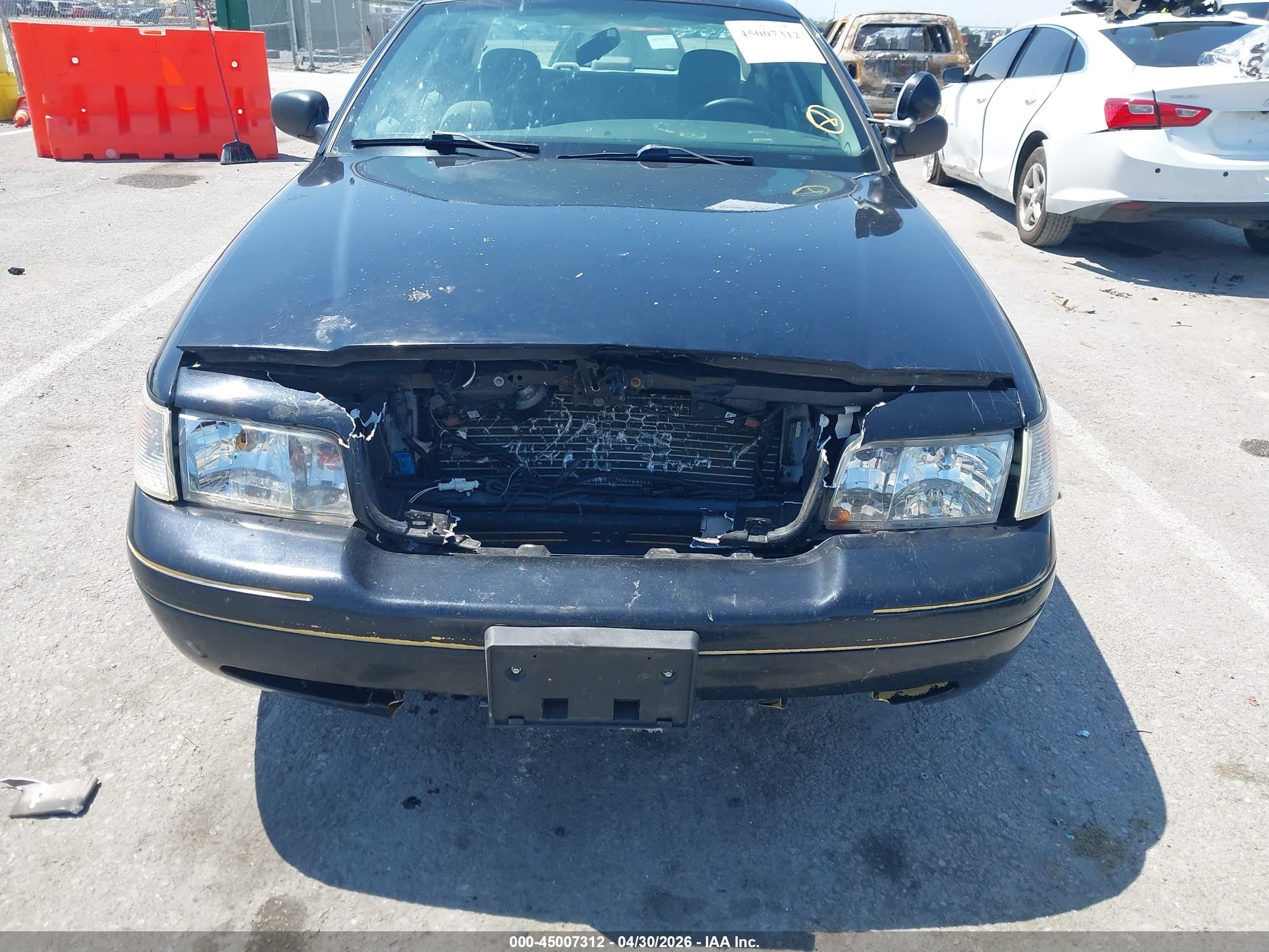 2005 Ford Crown Victoria Police Black vin: 2FAFP71W45X115538