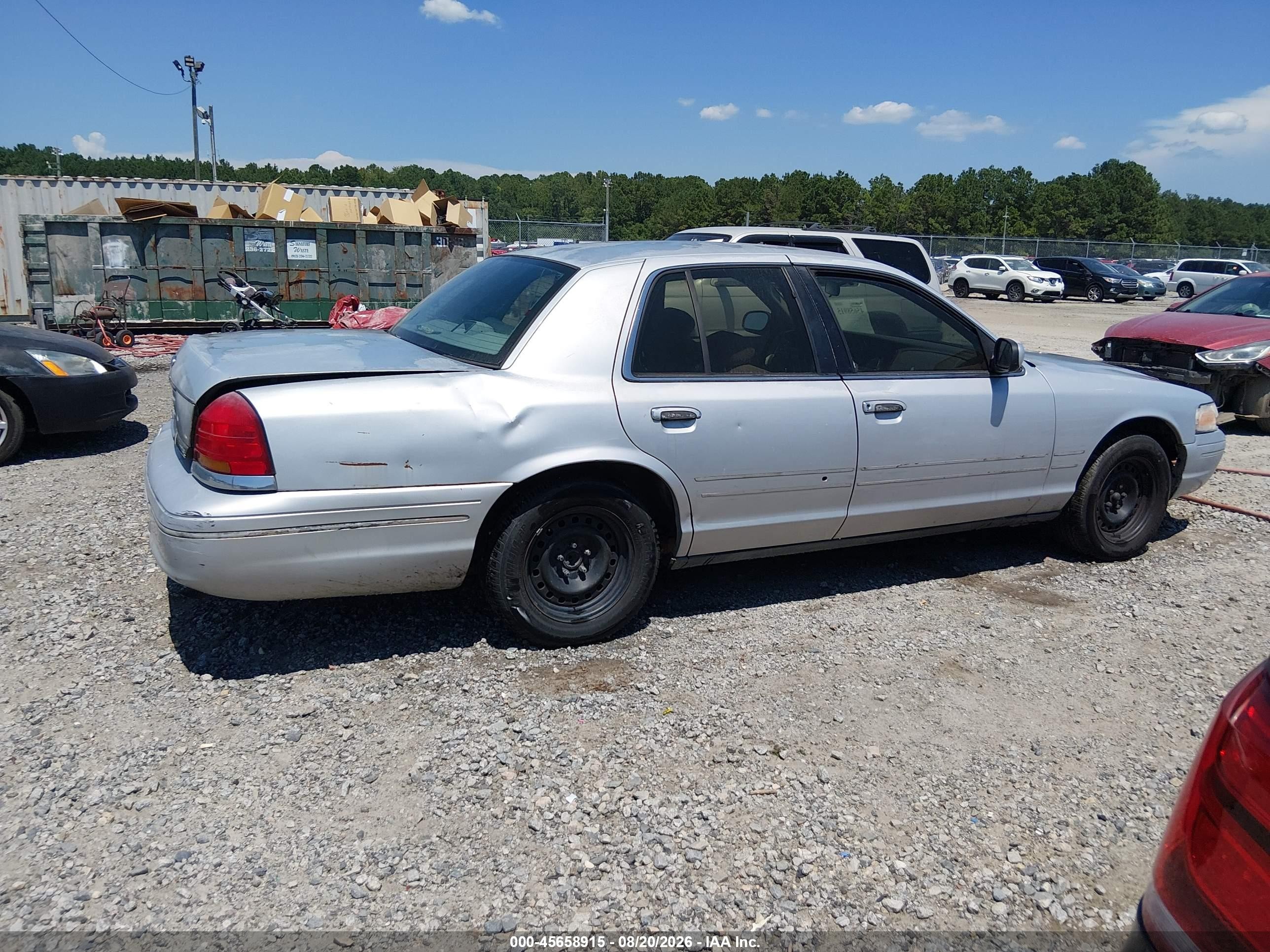 1999 Ford Crown Victoria Police Interceptor Gray vin: 2FAFP71W4XX134903