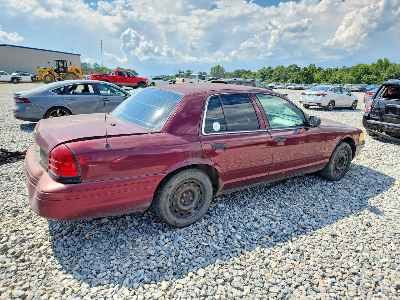 2005 Ford Crown Victoria Police Interceptor Burgundy vin: 2FAFP71W55X158558