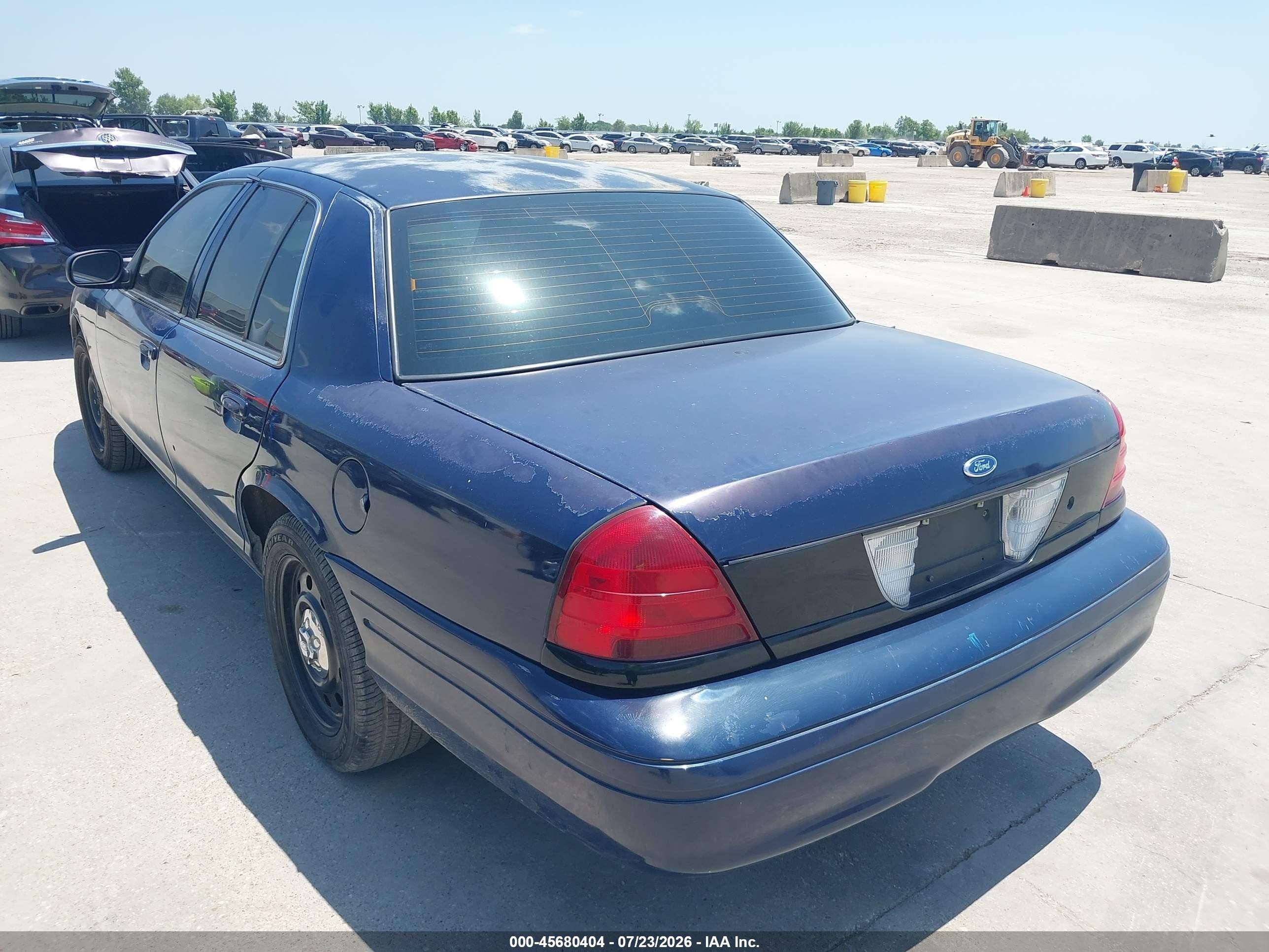 2007 Ford Crown Victoria Police/police Interceptor Blue vin: 2FAFP71W57X102655